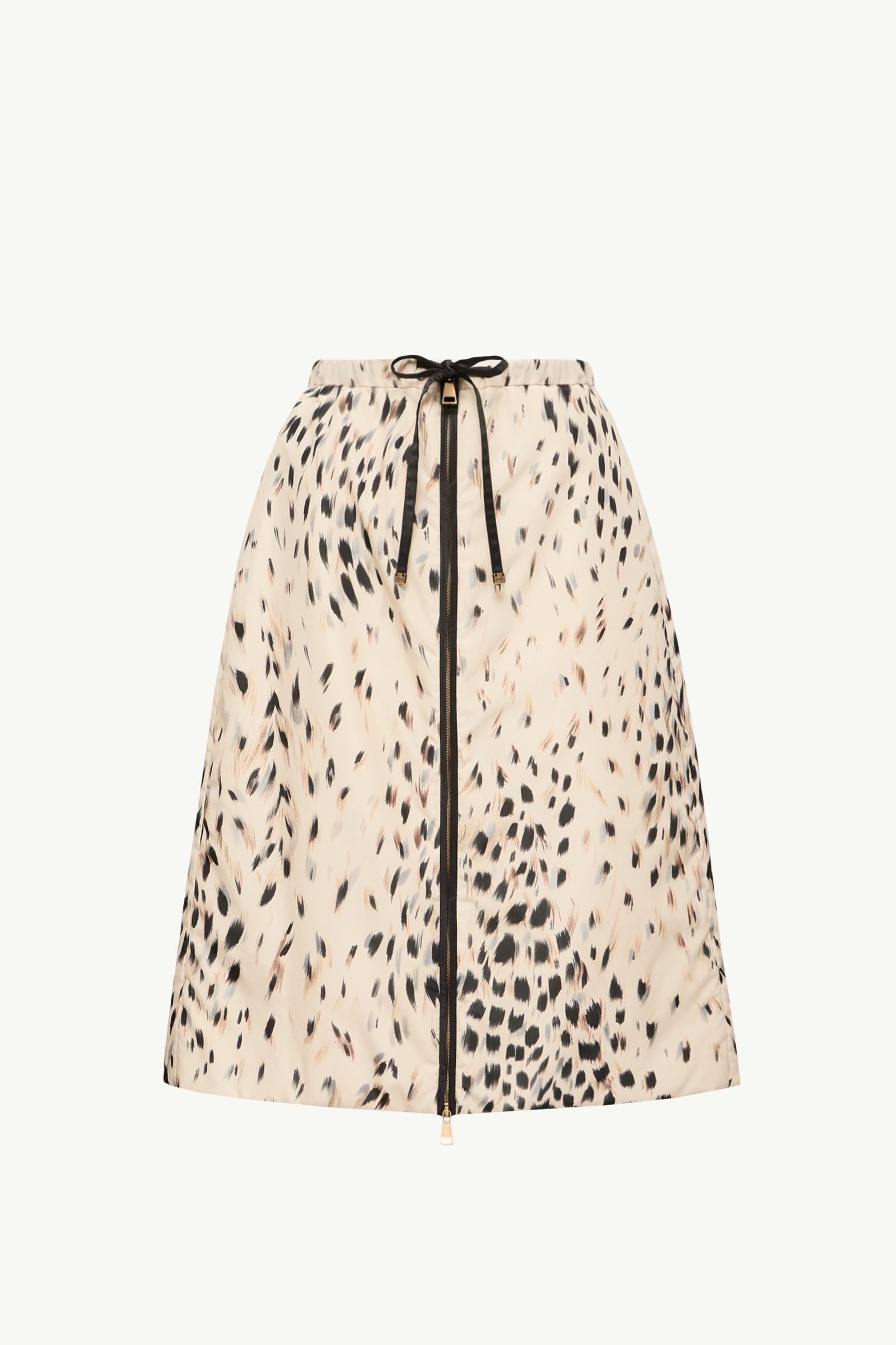 女士动物印花加衬及膝半身裙 女士 象牙白 Moncler, 1 of 0