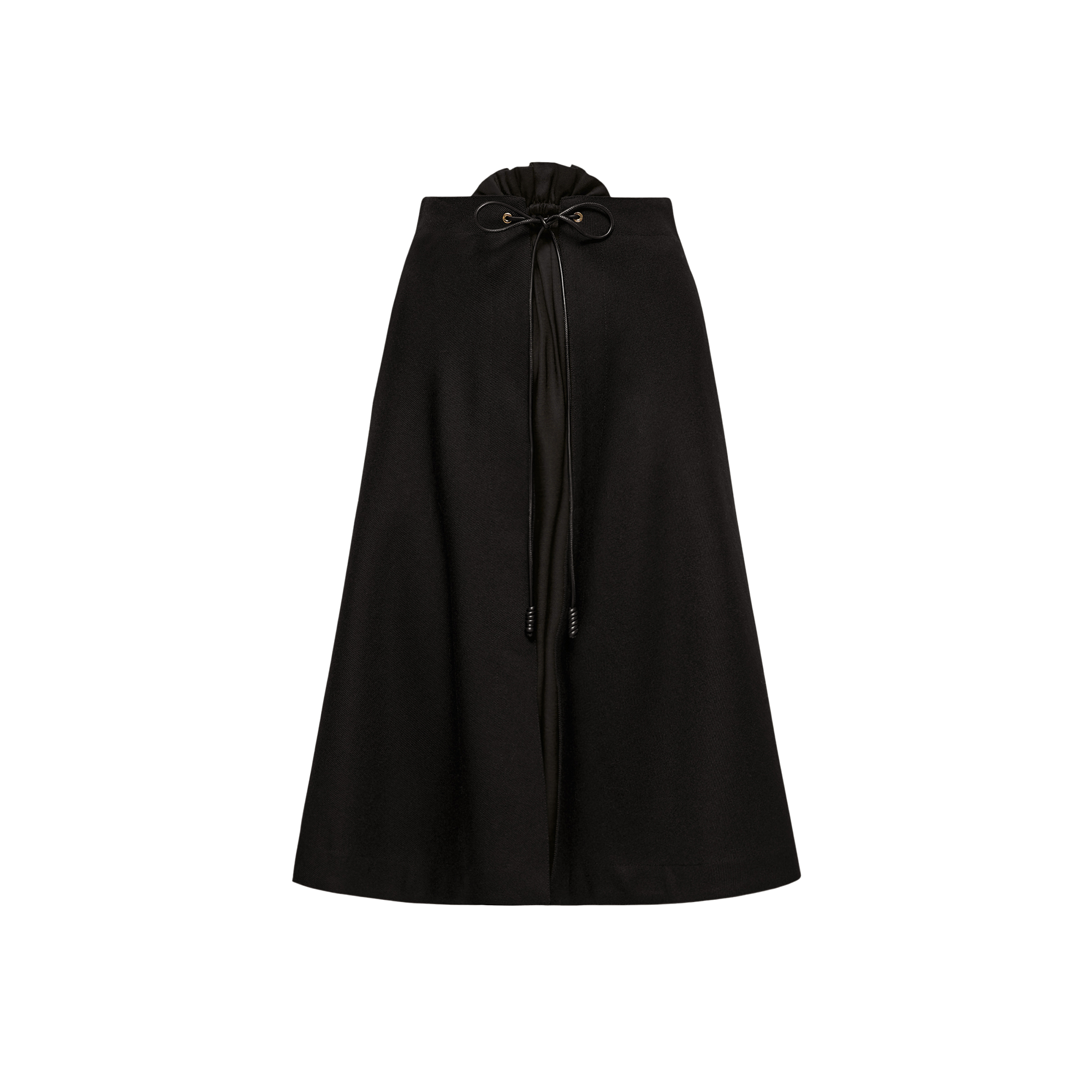 Moncler Wool Gabardine Midi Skirt Women da Size: 42