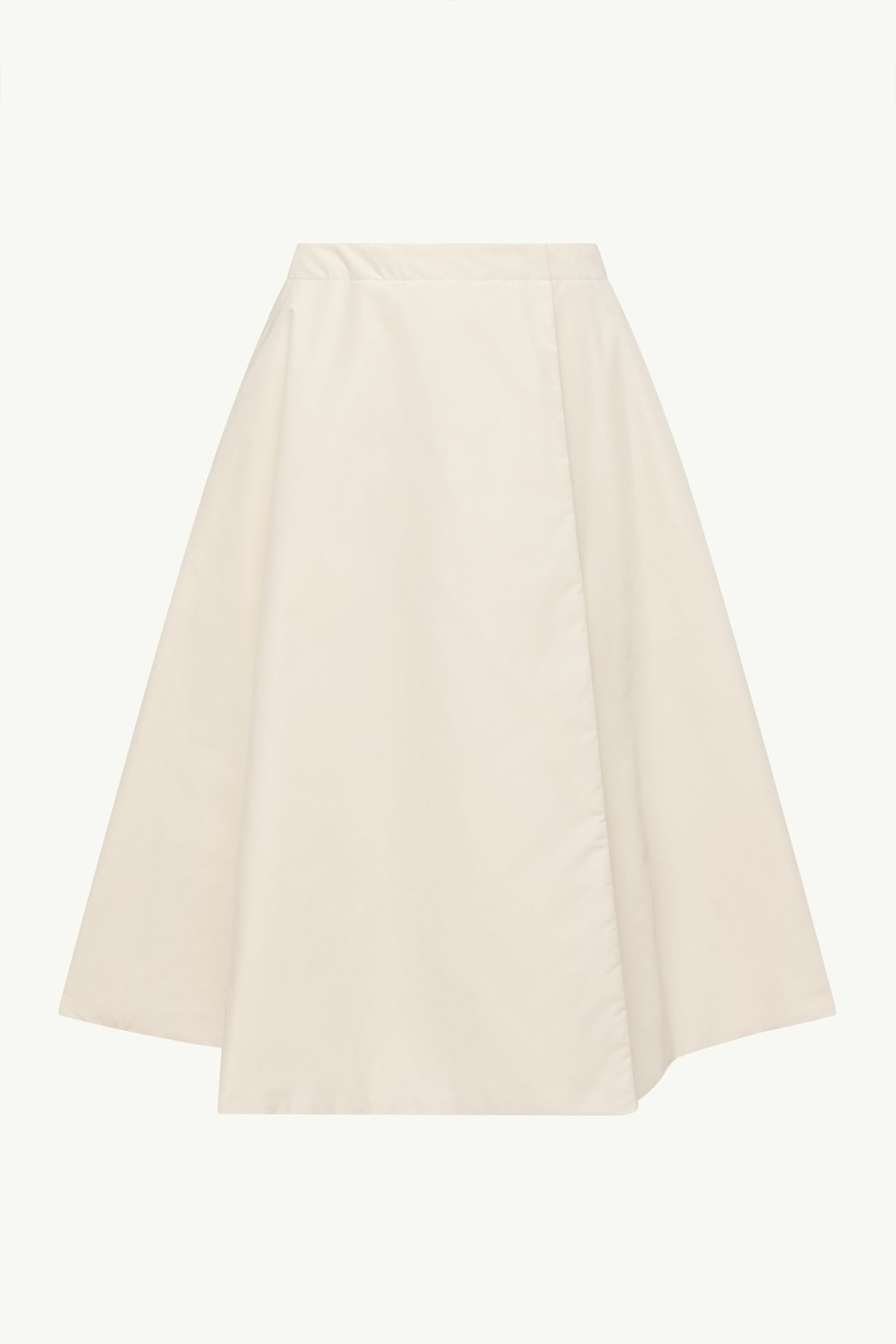 Falda midi acolchada de tafetán Mujer Blanco Moncler 2