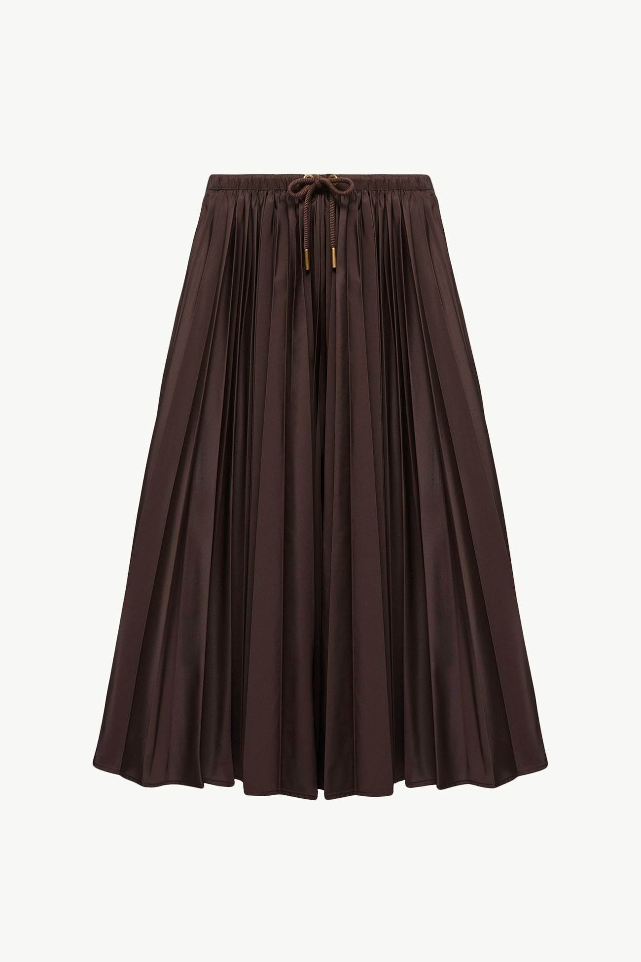 Falda midi plisada Mujer Marrón Moncler 2