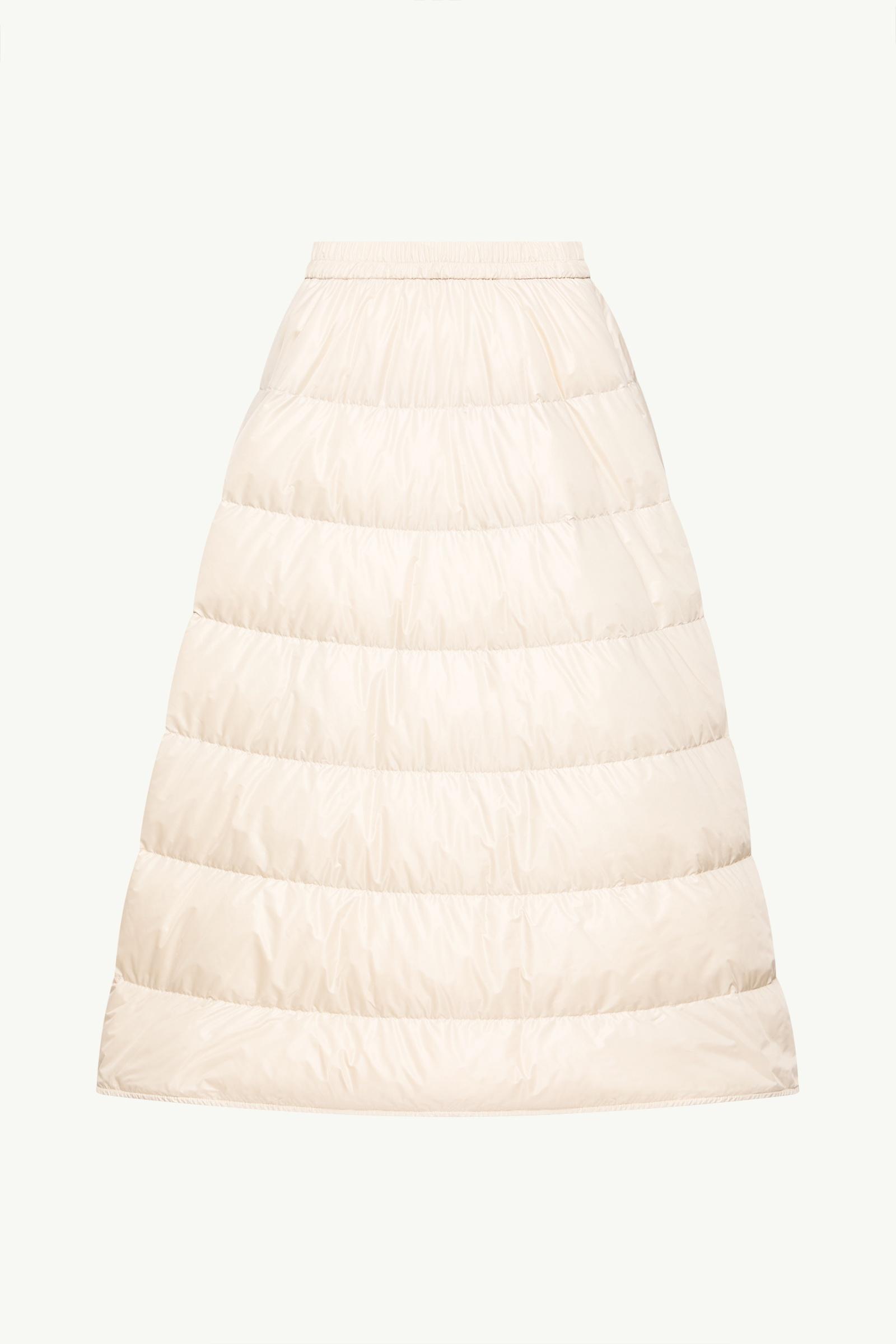 A-Line Down Midi Skirt Women Light Beige Moncler, 1 of 0