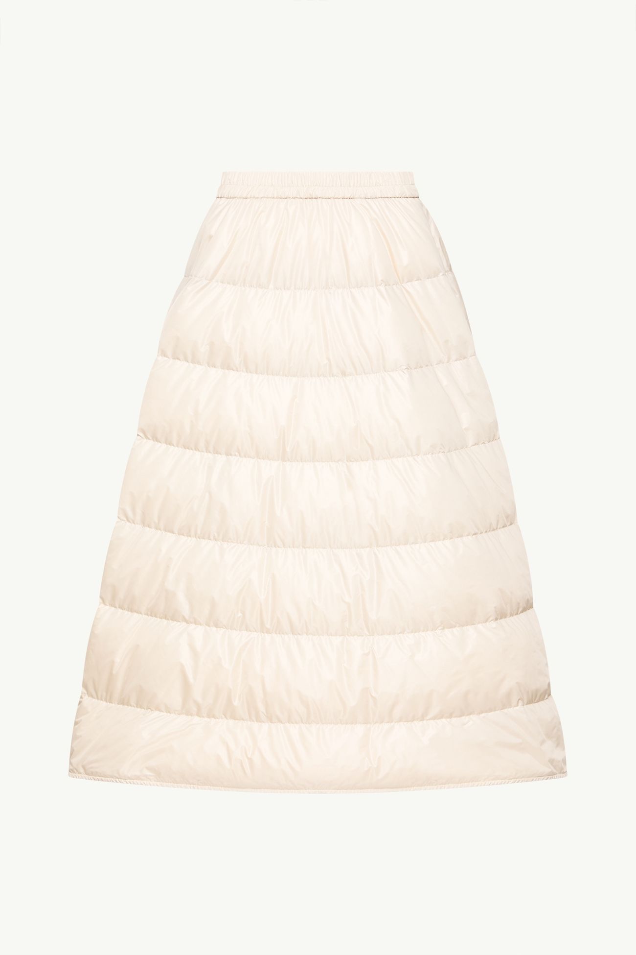 A字型中長半截裙 女士 淺米色 Moncler 2