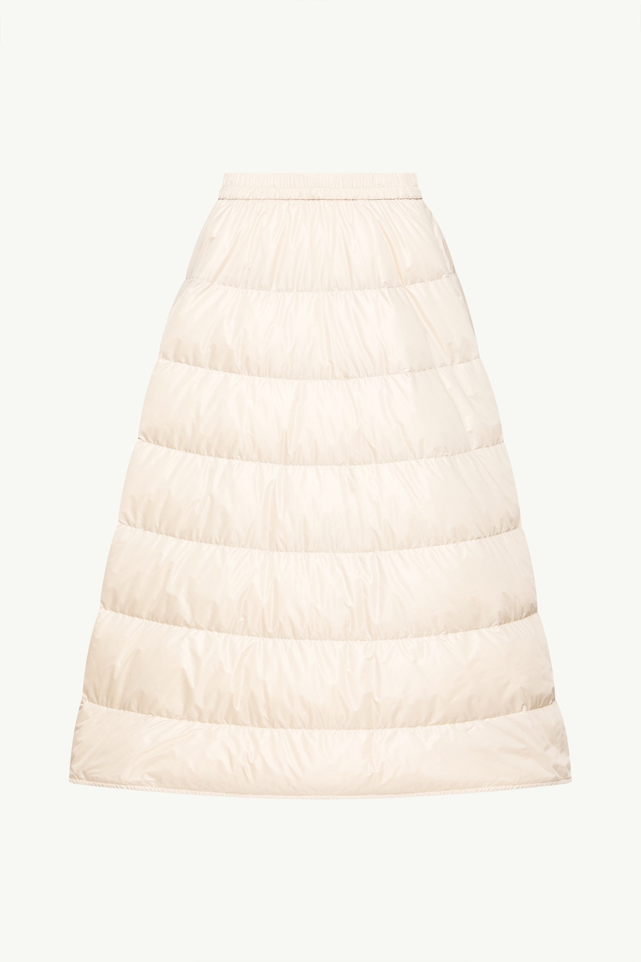A字型中長半截裙 女士 淺米色 Moncler 2