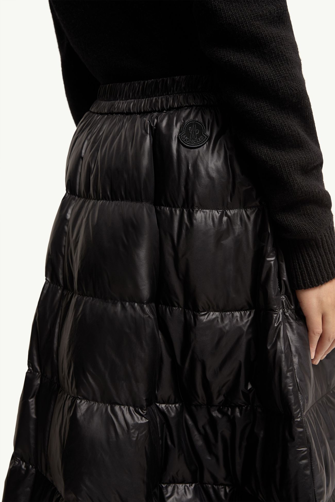女士A字型中长款羽绒半身裙 女士 黑色 Moncler 5