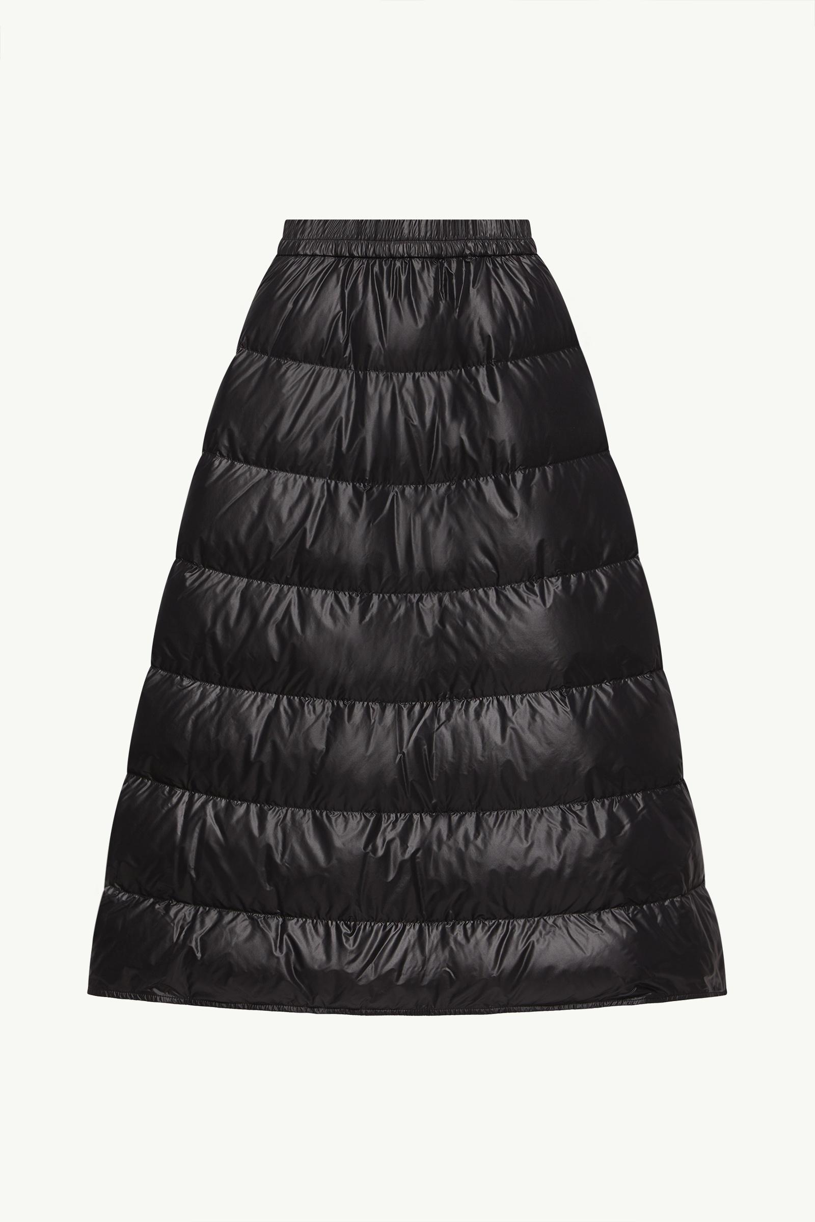 A-Line Down Midi Skirt Women Black Moncler, 1 of 0