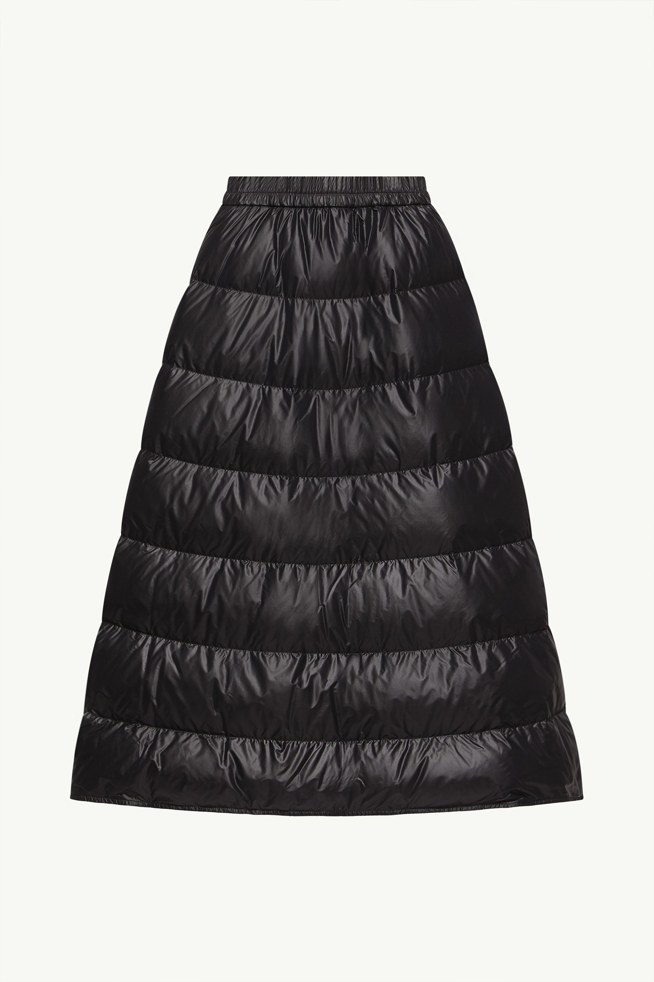 A字型中長半截裙 女士 黑色 Moncler 2