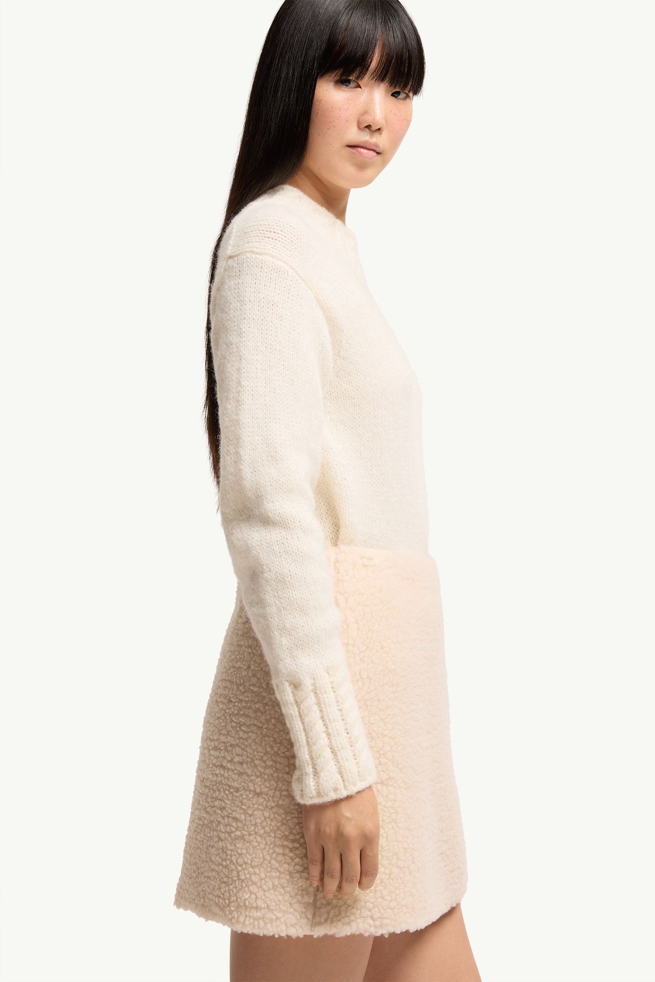 Teddy Mini Skirt Women White Ivory Moncler 5