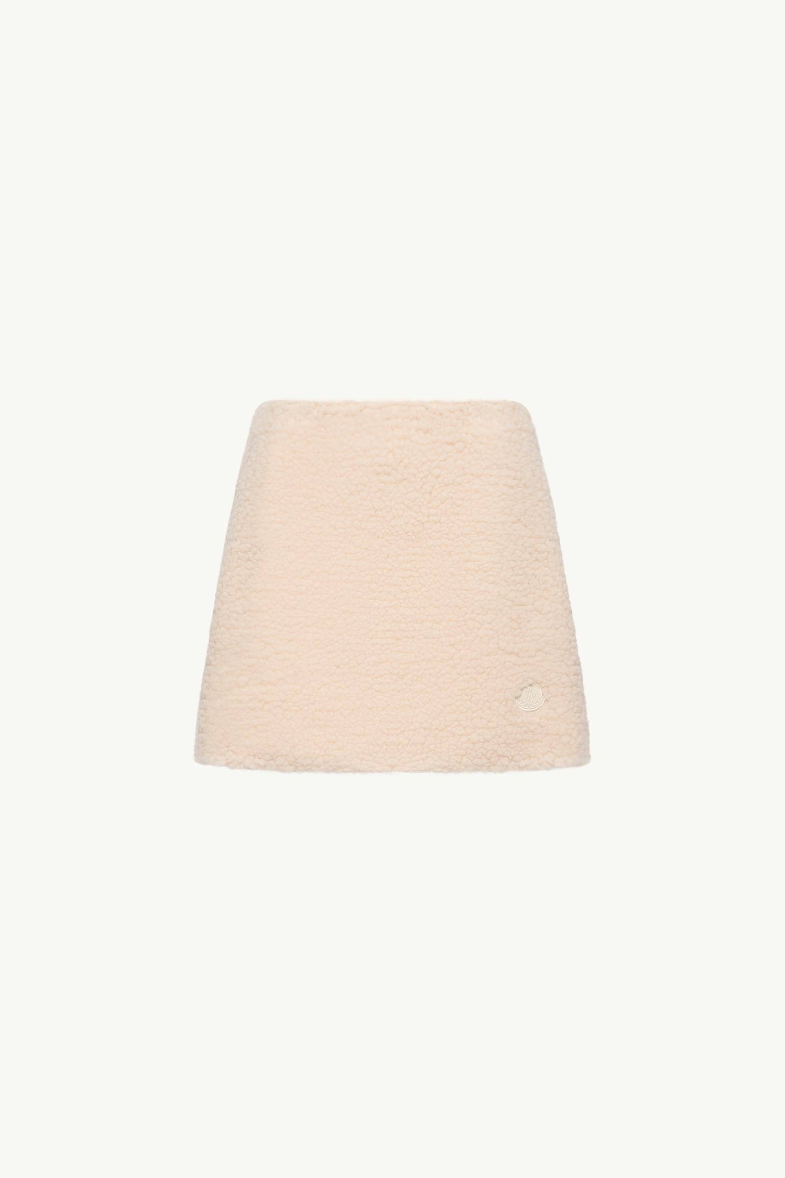 Teddy Mini Skirt Women White Ivory Moncler, 1 of 0