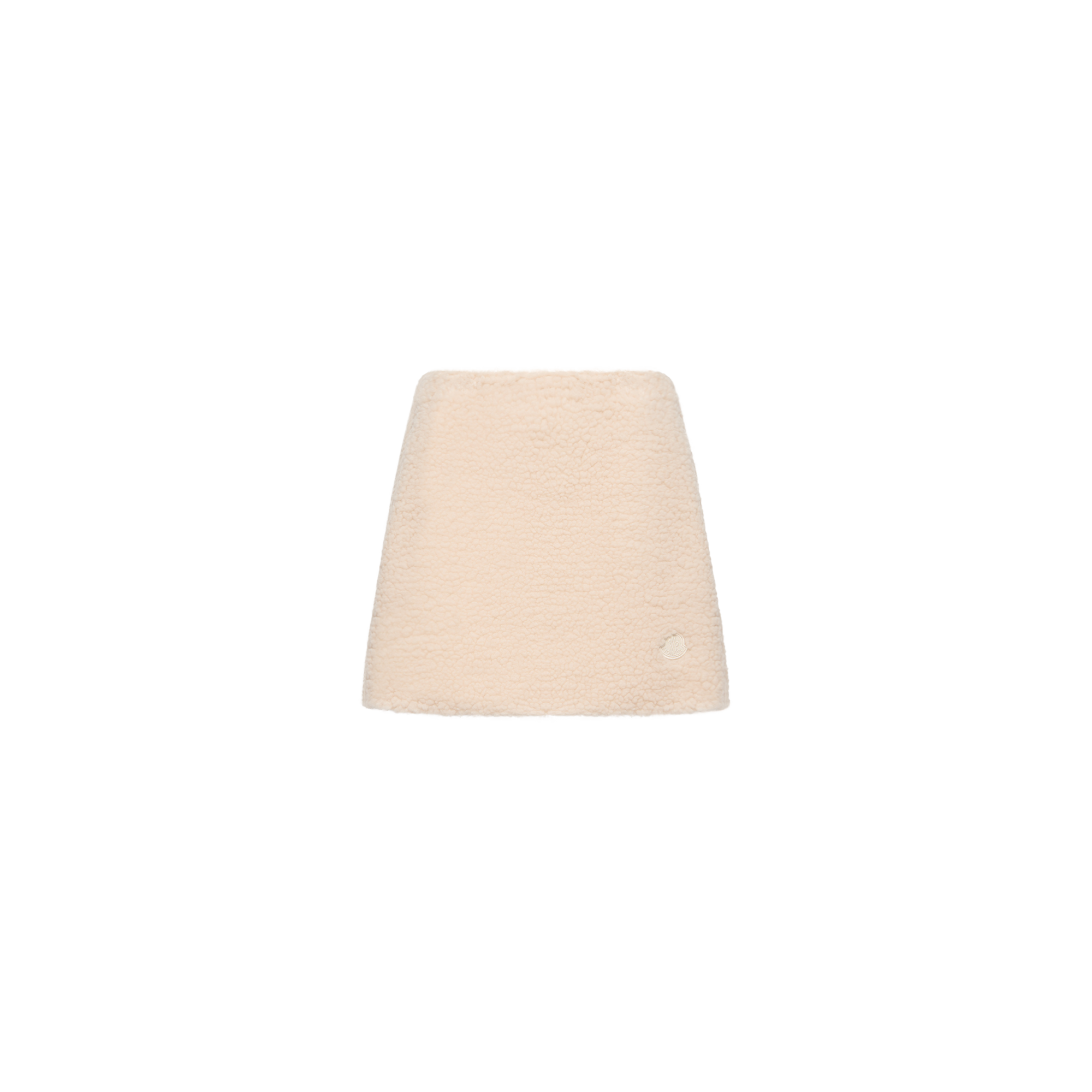 Moncler Teddy Mini Skirt for Women in White, Size: 40 - Image 1