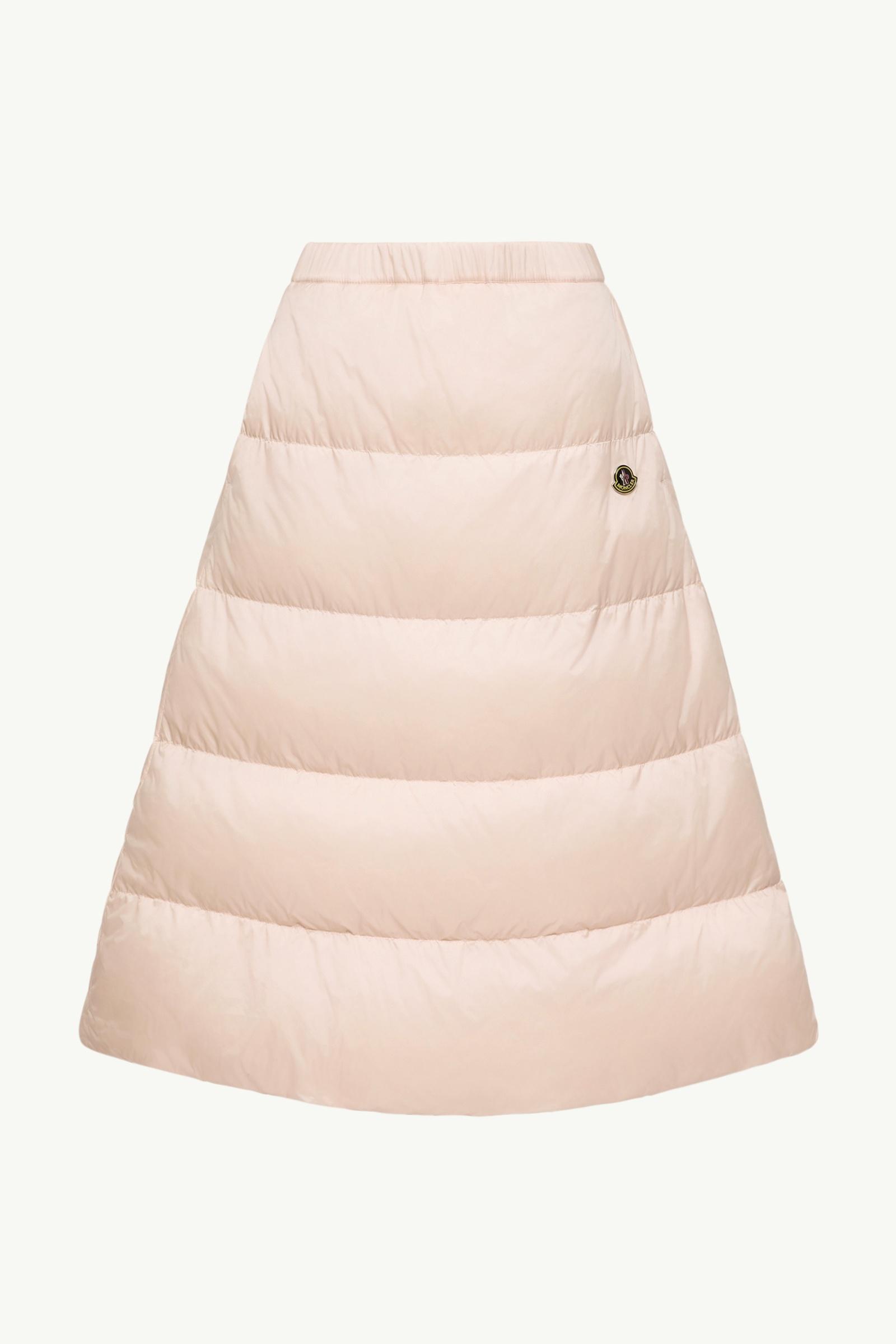 Reversible Wool Twill Padded Midi Skirt Women Light Pink Moncler, 1 of 0
