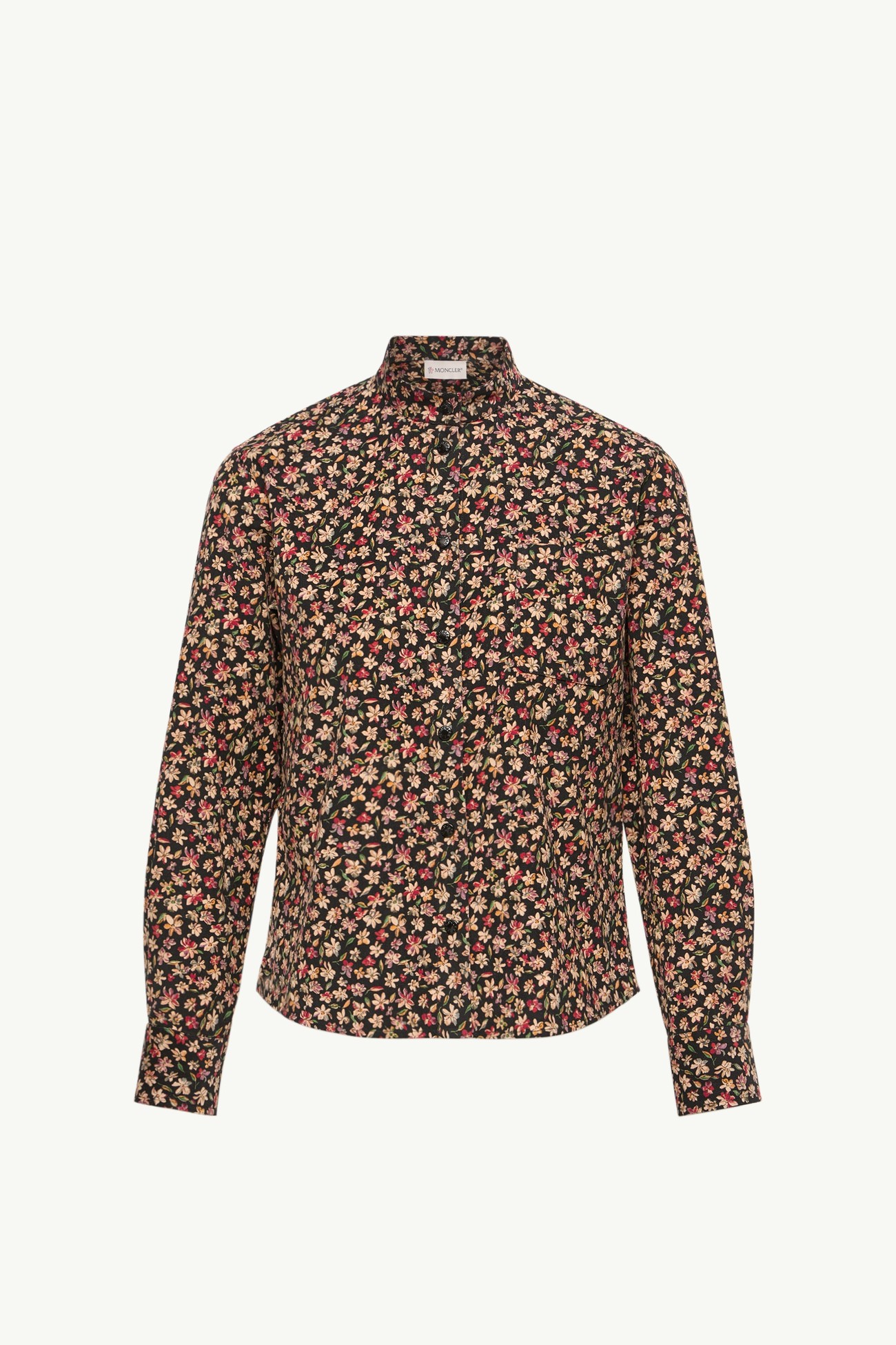 Floral Corduroy Shirt Jacket Women Black Moncler 2
