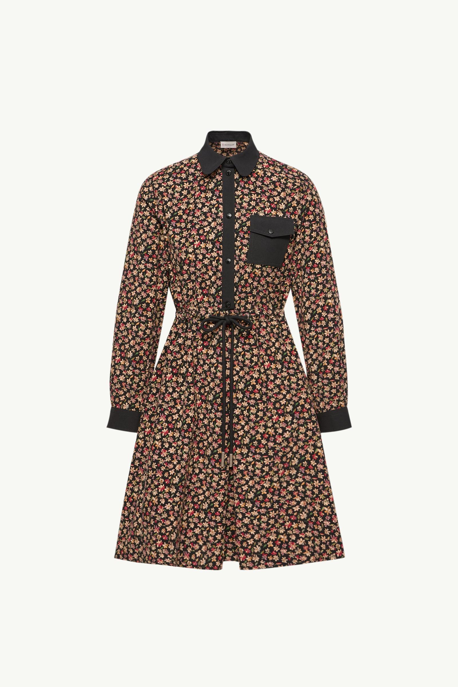 Printed Corduroy Dress Women Black Moncler, 1 of 0
