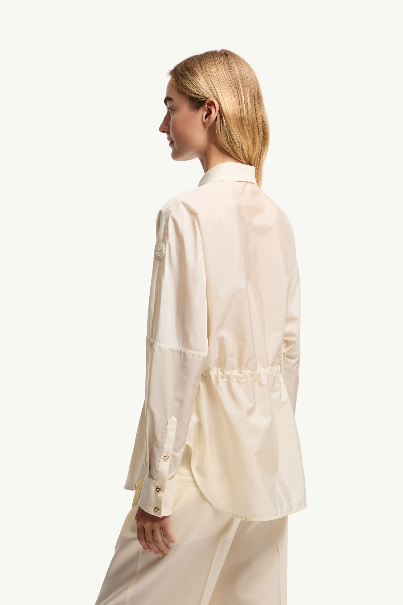 Chemise à manches longues en laine Femmes Blanc Ivoire Moncler 4