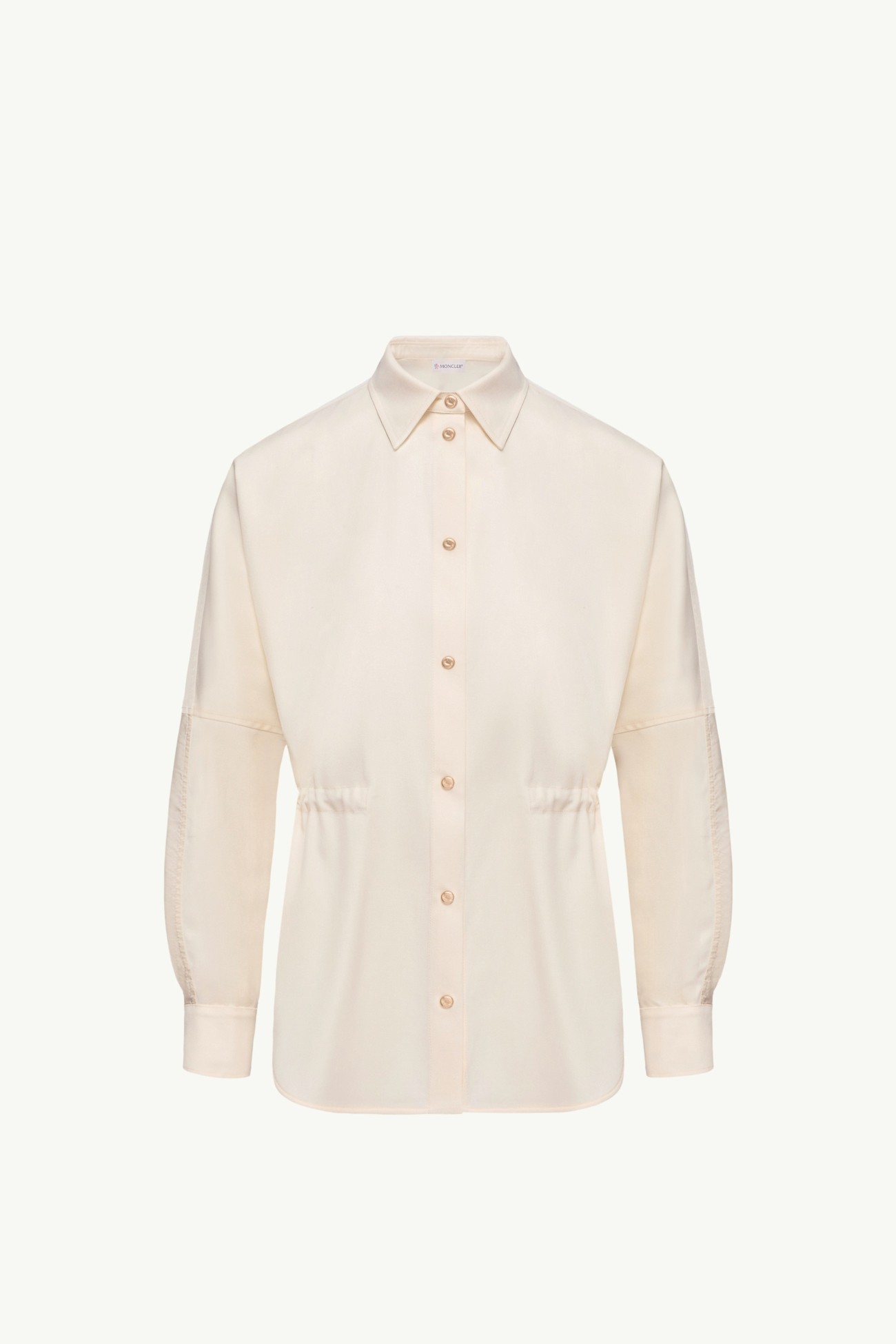 Wool Long Sleeve Shirt Women White Ivory Moncler 2