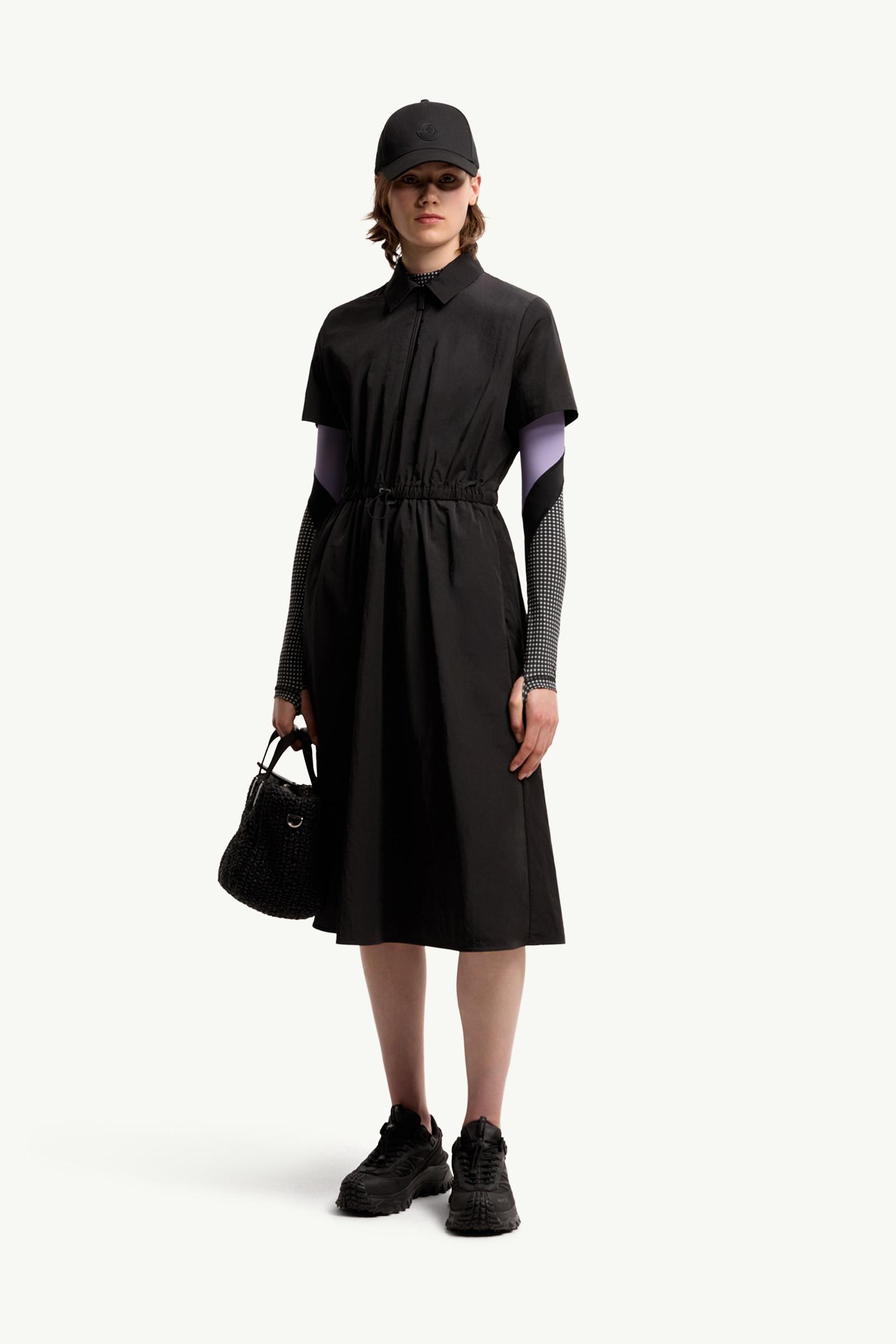 moncler shirt dress Pleated Mid-Length Shirt Dress Size: 36