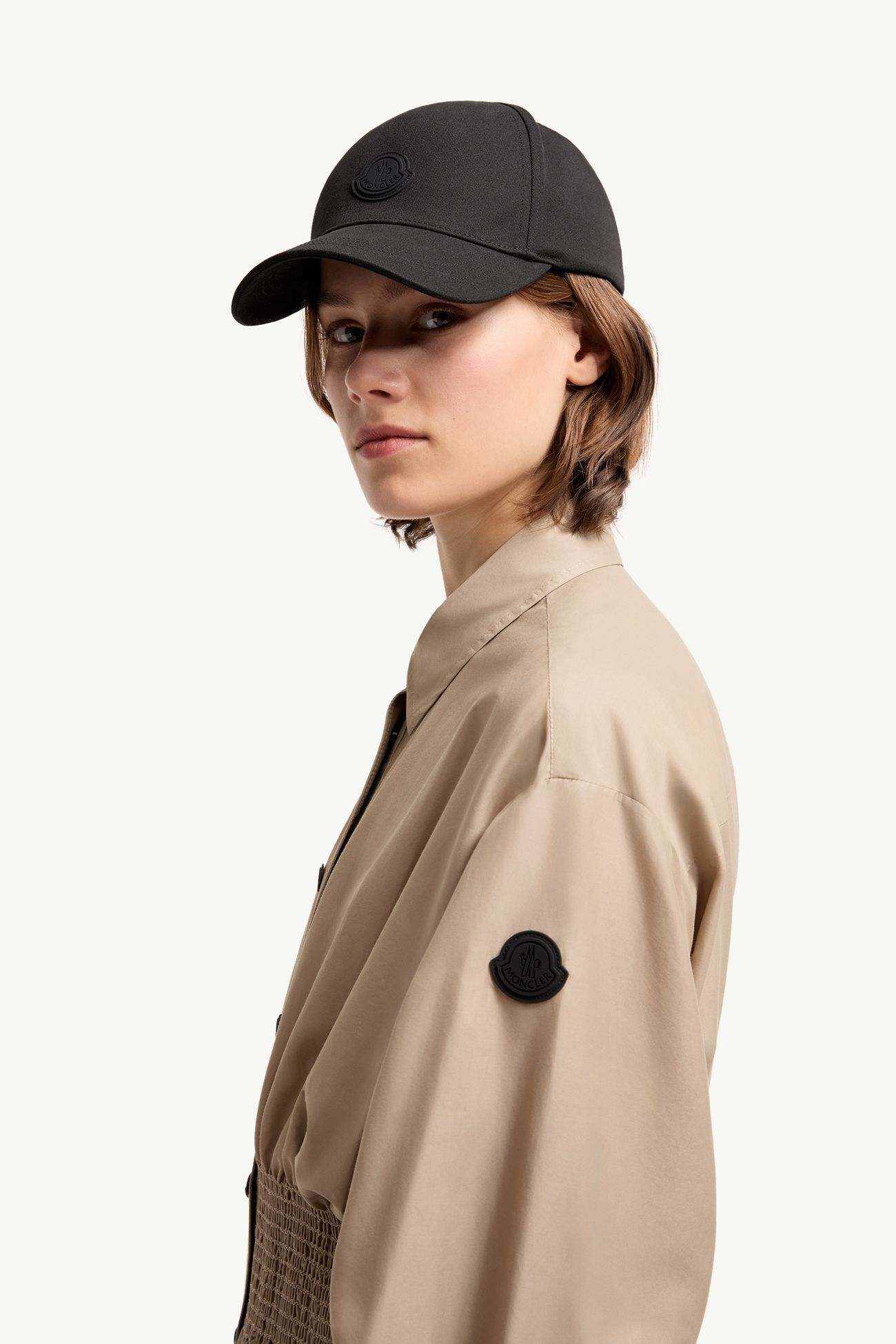 女士棉质锦纶衬衫连衣裙 女士 浅米色 Moncler 1