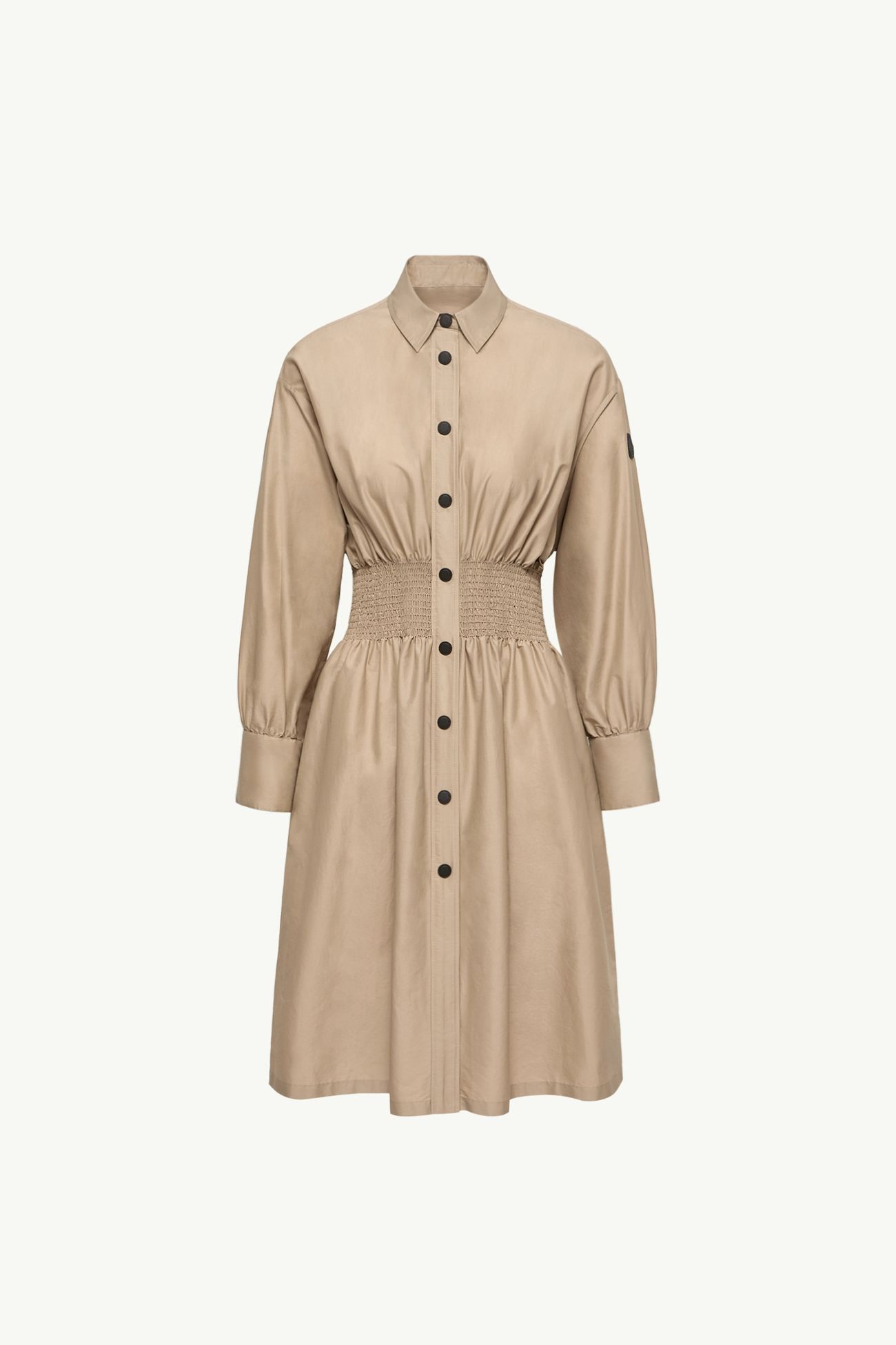 女士棉质锦纶衬衫连衣裙 女士 浅米色 Moncler 2