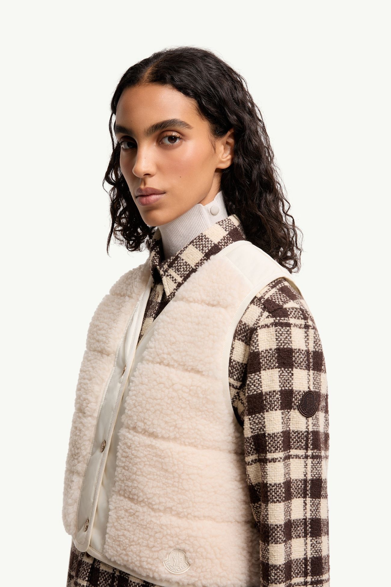 ベスト レディース ホワイトアイボリー Moncler 1