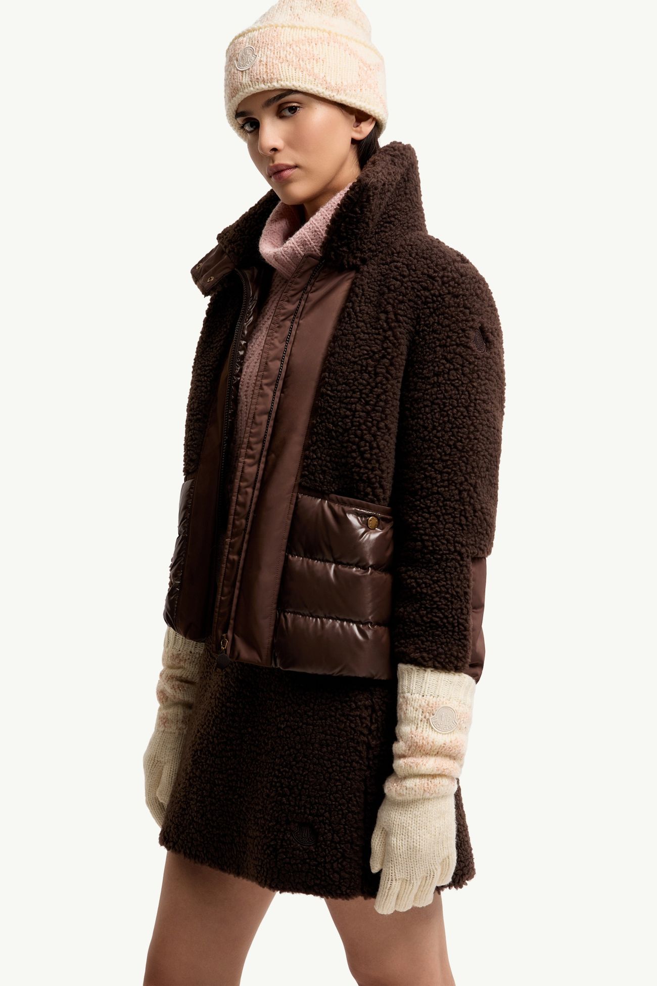 手袋 レディース ホワイトアイボリー Moncler 1