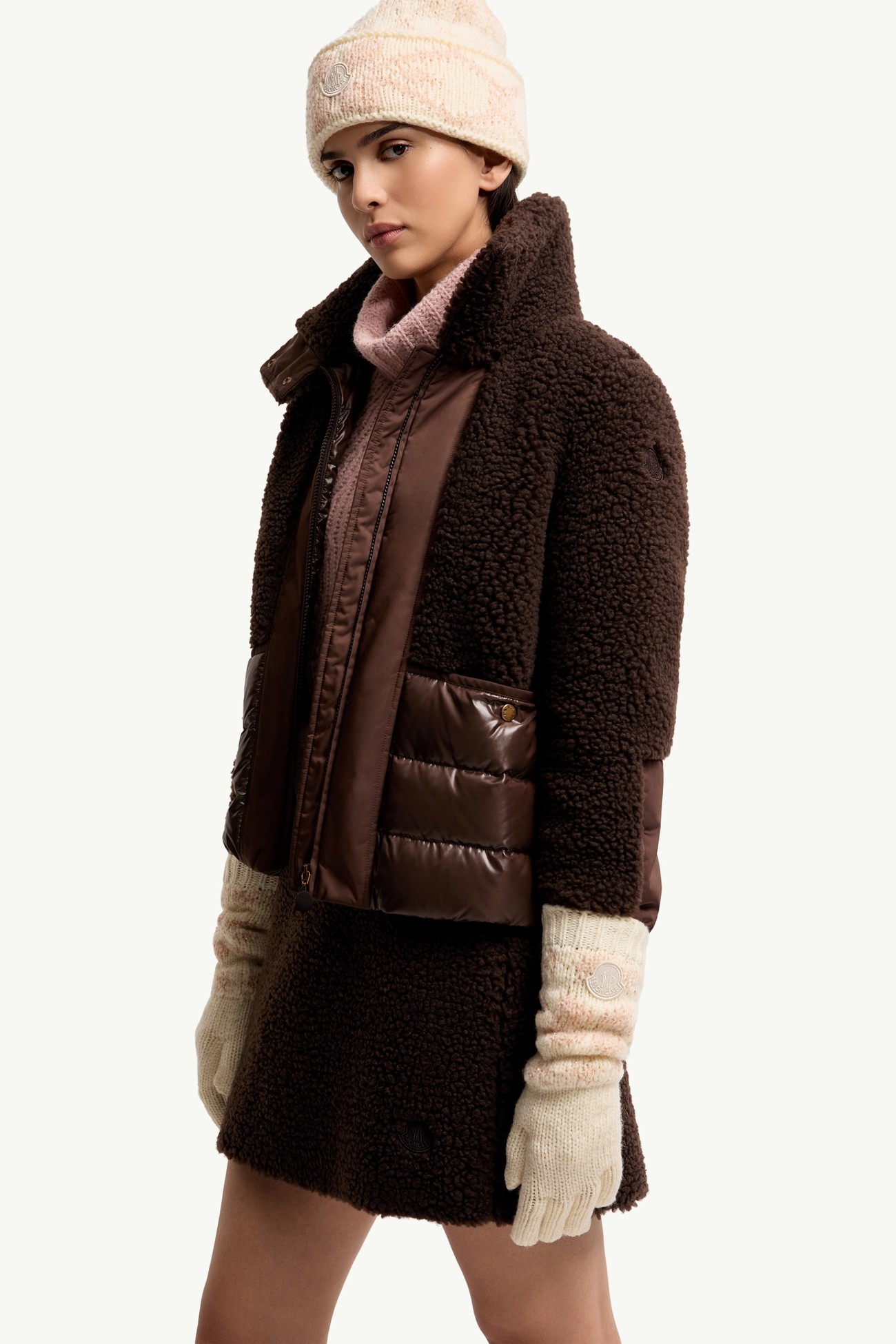 手袋 レディース ホワイトアイボリー Moncler 1
