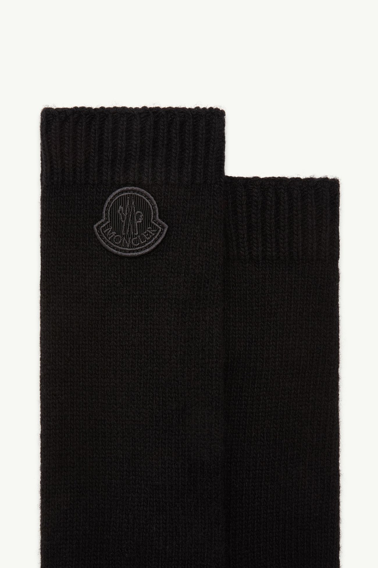 羊毛羊絨混紡手套 女士 黑色 Moncler 3
