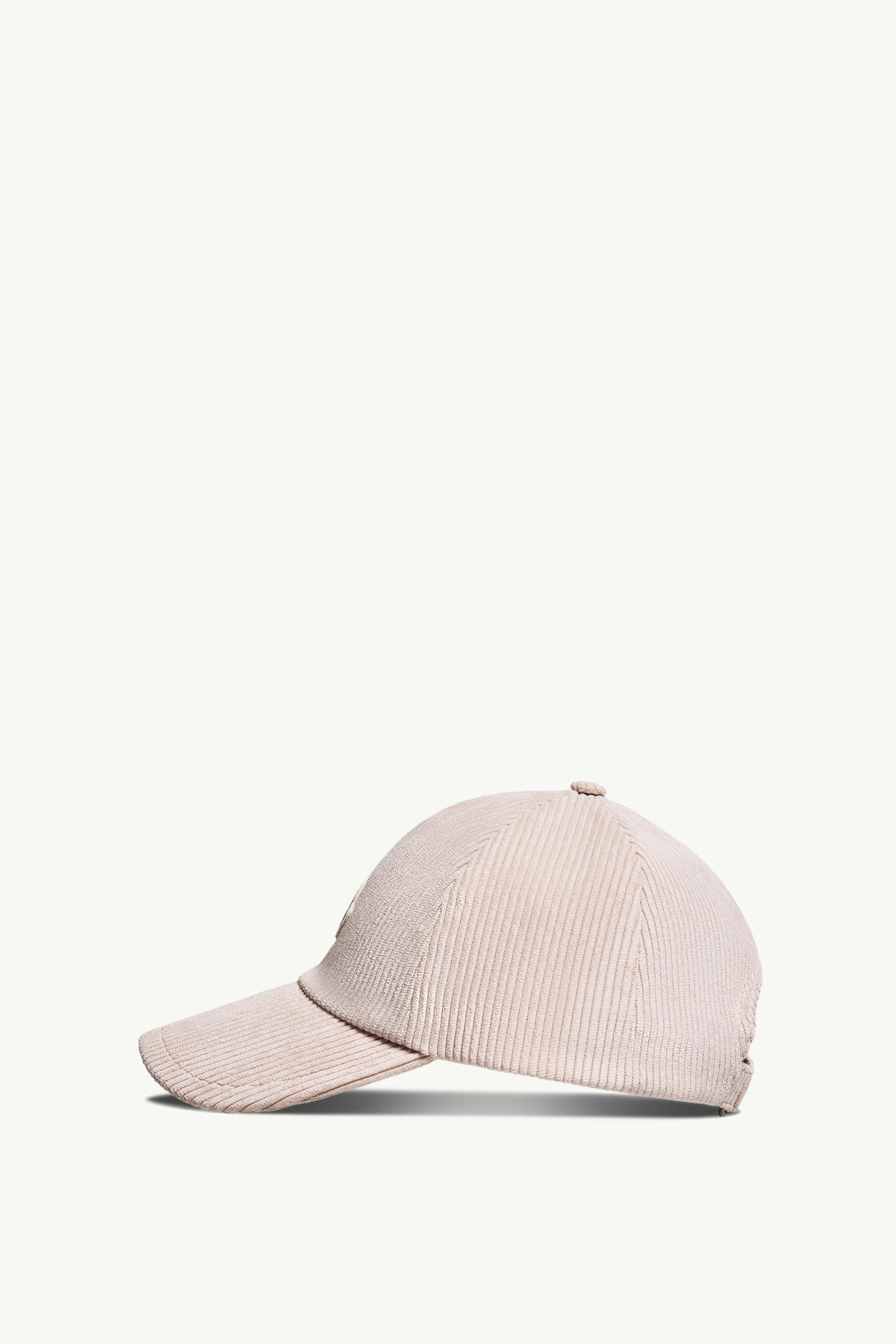 Light Beige Corduroy Baseball Cap - Hats & Beanies for Women