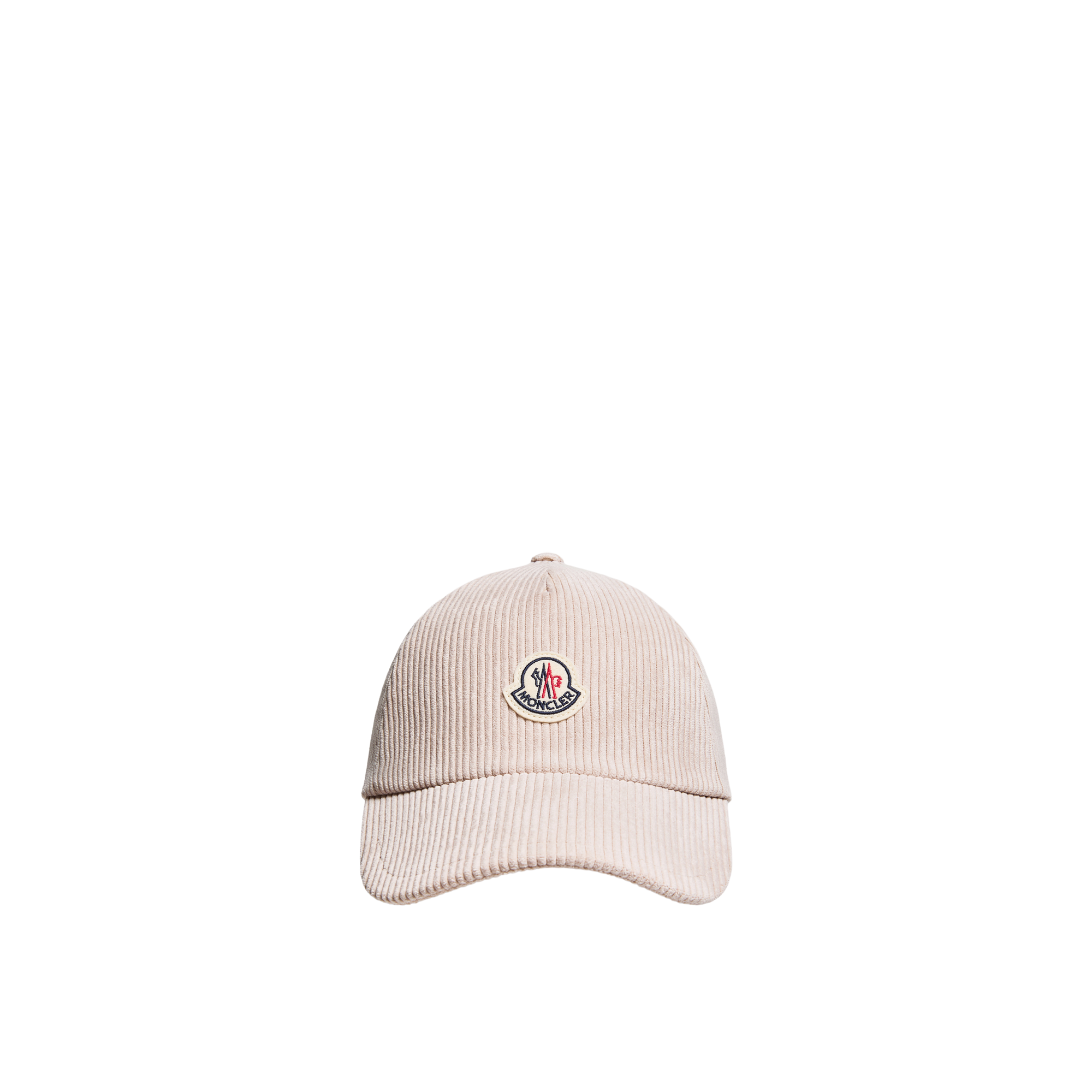 Moncler , Hats & Caps, Female, Beige, One Size, Corduroy Baseball Cap - Image 3