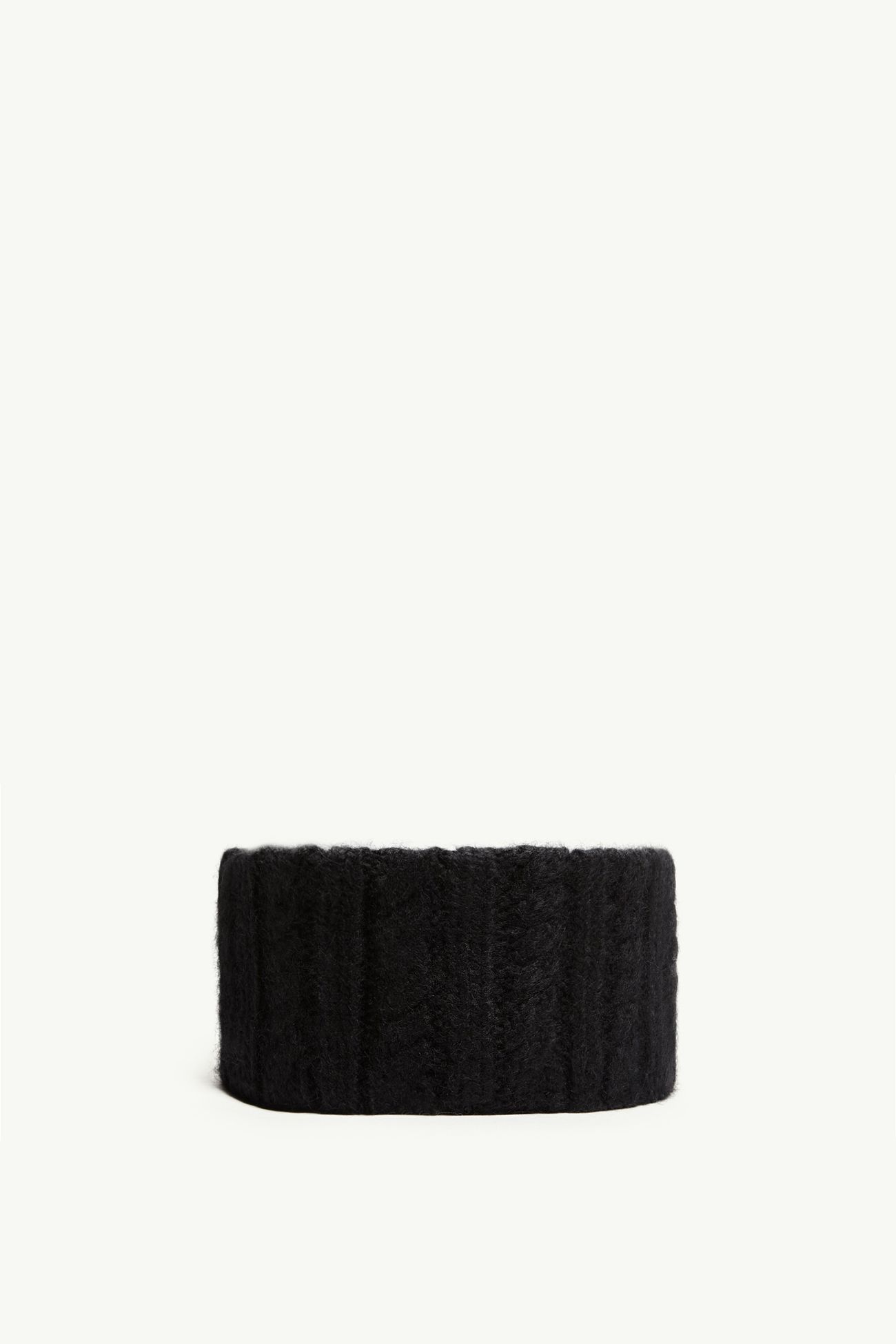Cable Knit Alpaca Blend Headband Women Black Moncler 3