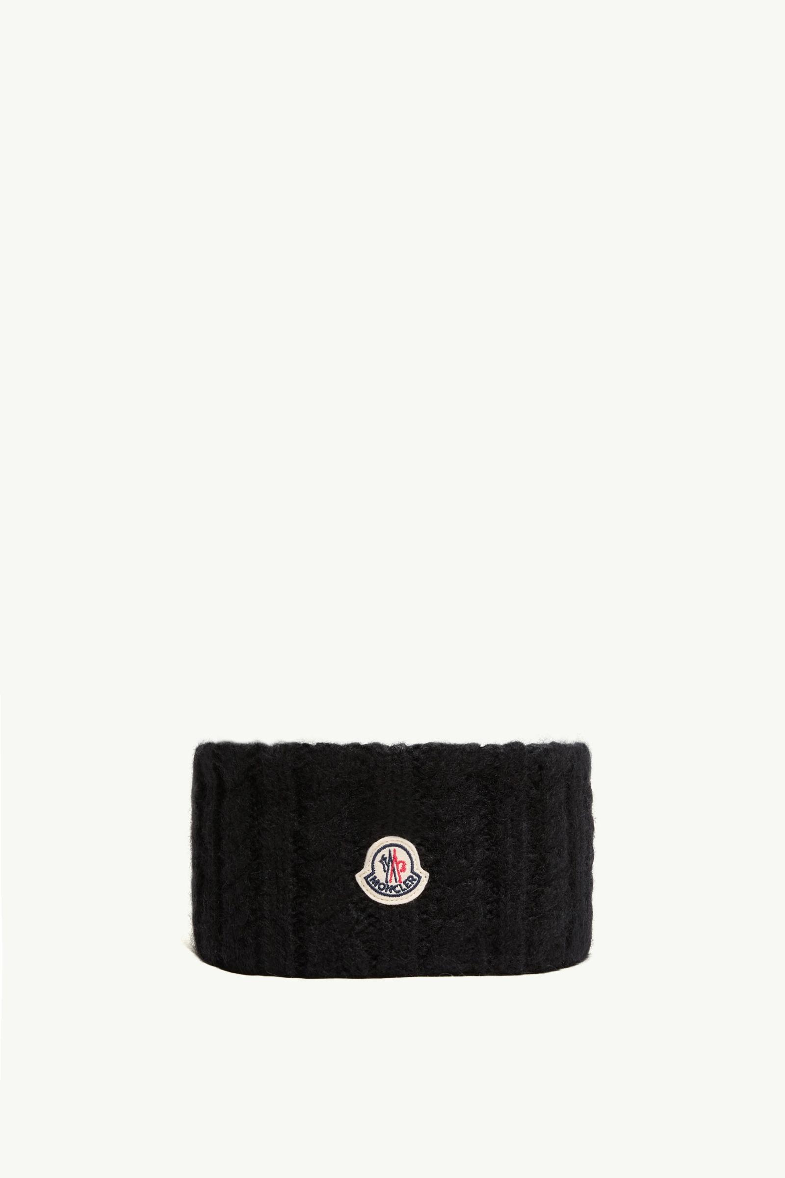 Cable Knit Alpaca Blend Headband Women Black Moncler, 1 of 0