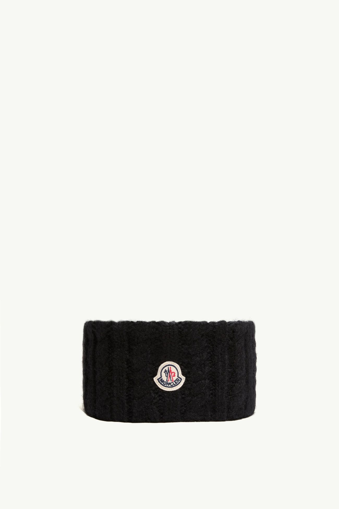 Cable Knit Alpaca Blend Headband Women Black Moncler 0