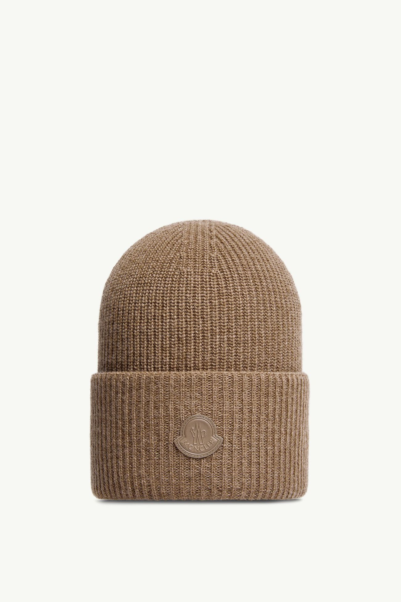 울 & 캐시미어 혼방 비니 여성 브라운 Moncler 0