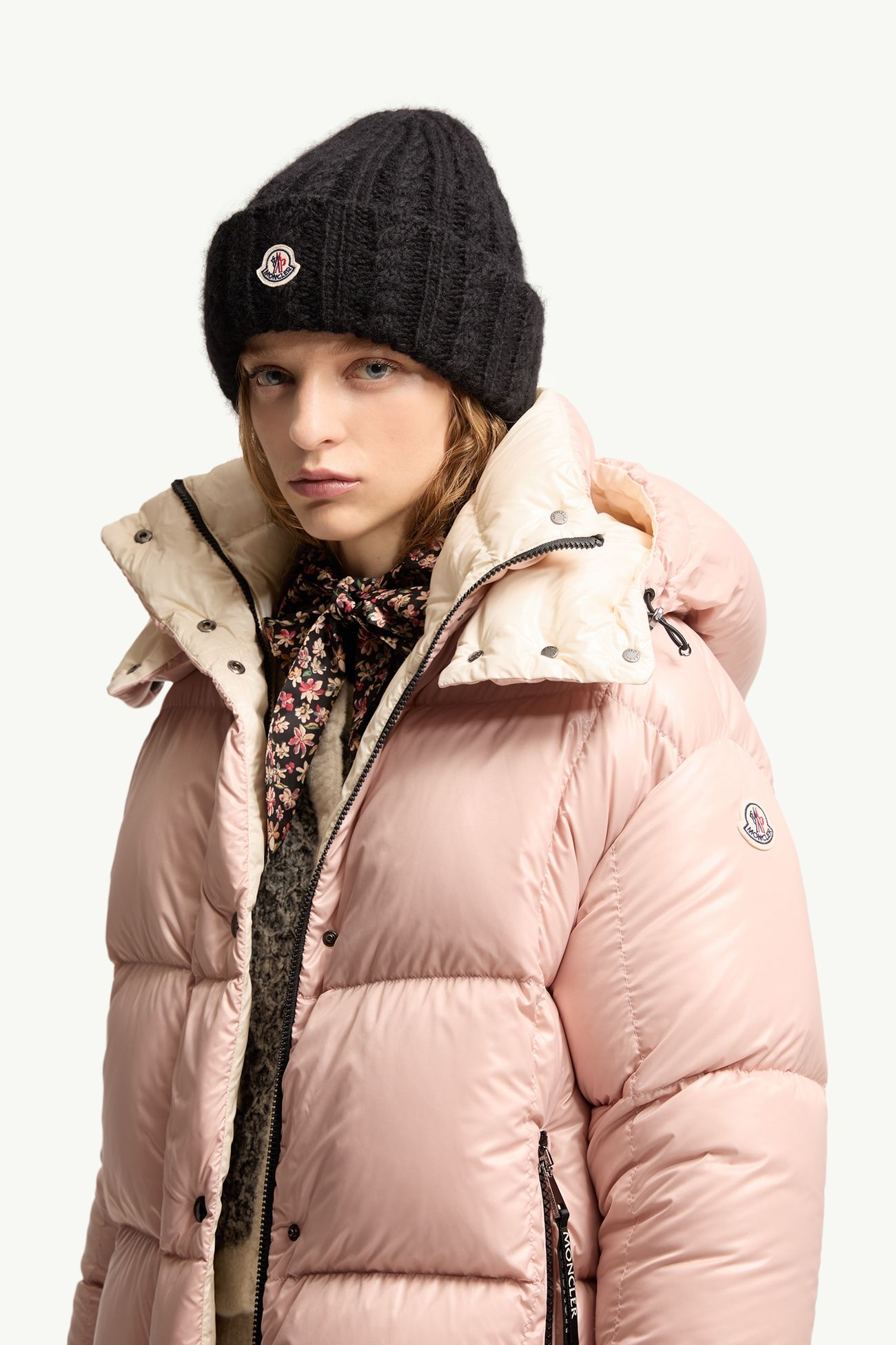 ニットキャップ レディース ブラック Moncler 1
