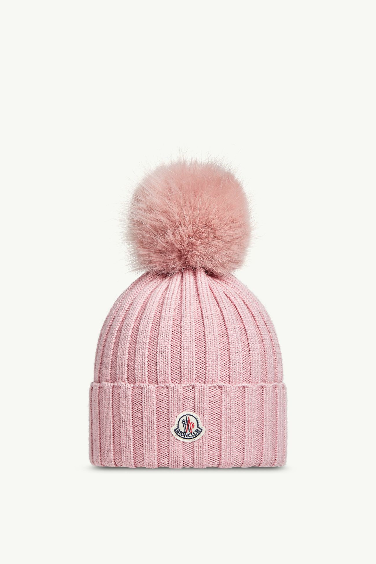 폼폼 울 비니 여성 핑크 Moncler 0