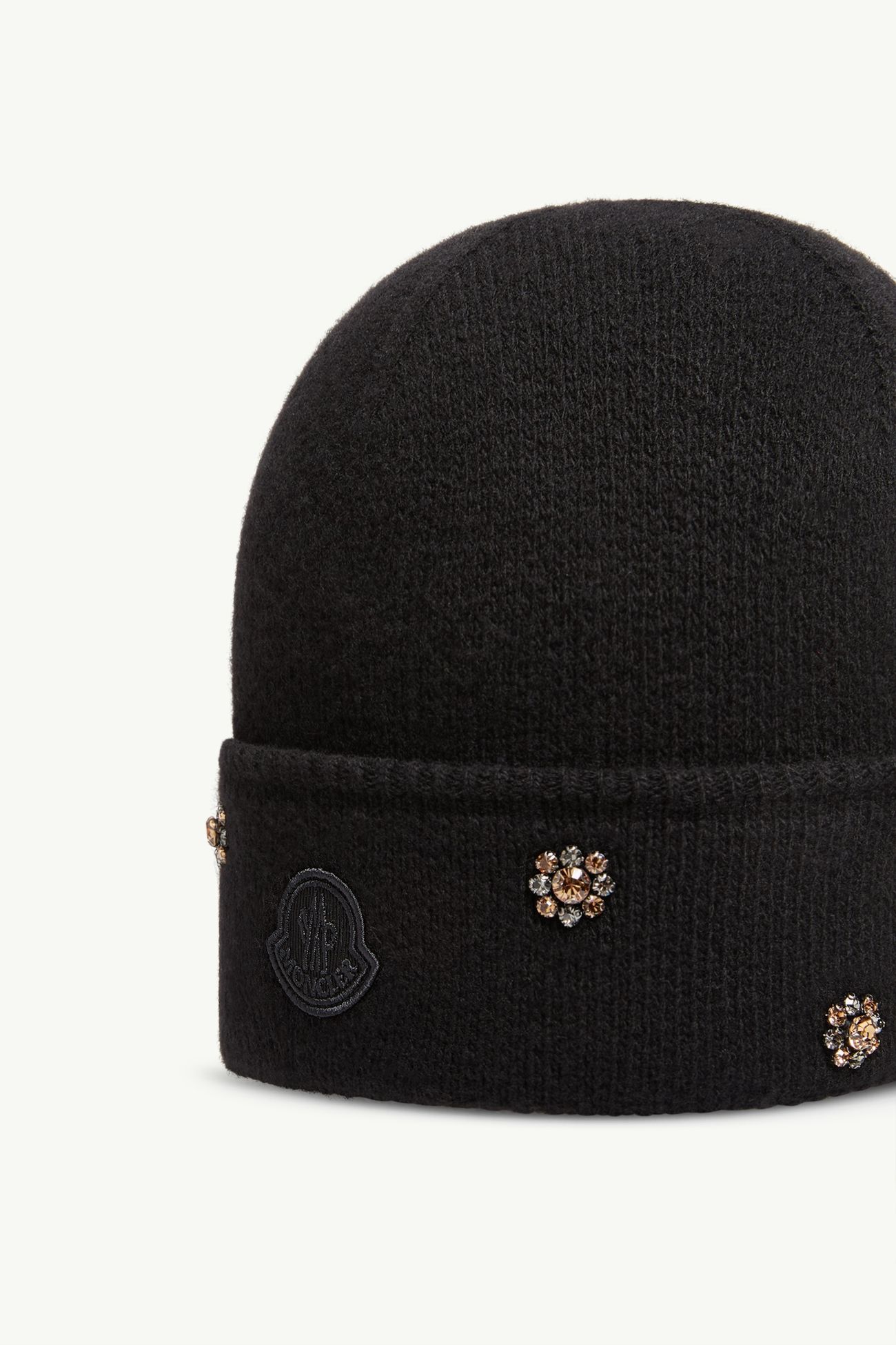 羊毛羊絨提花冷帽 女士 黑色 Moncler 2