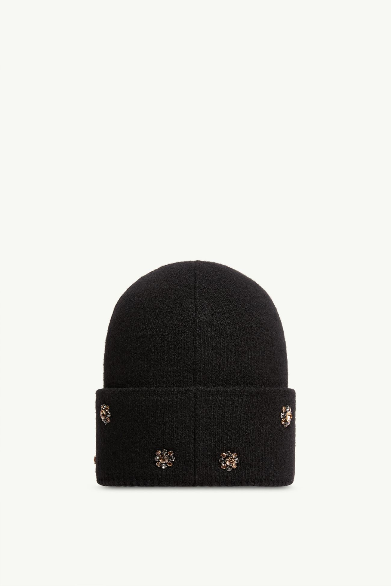 羊毛羊絨提花冷帽 女士 黑色 Moncler 3