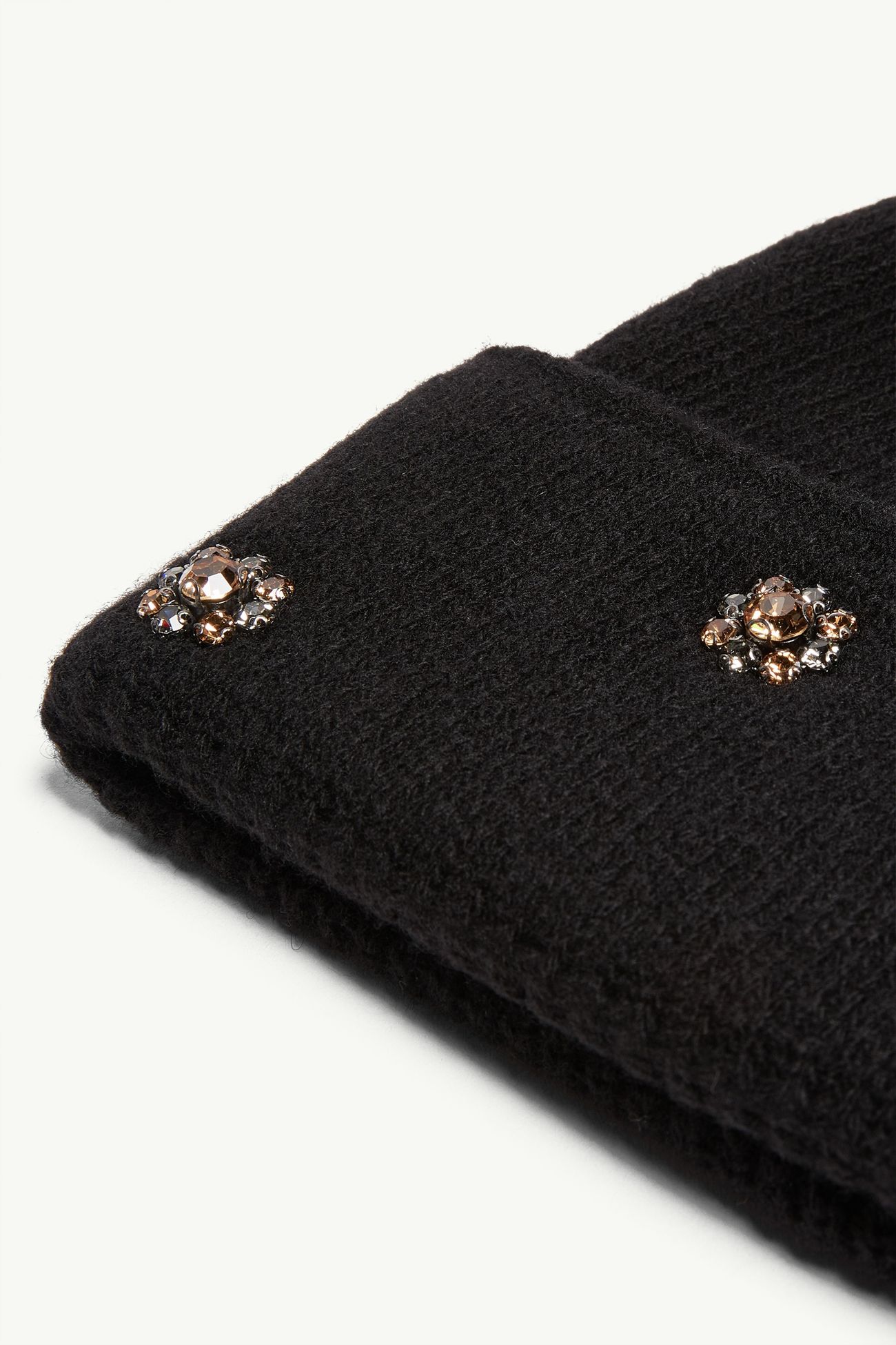 羊毛羊絨提花冷帽 女士 黑色 Moncler 4