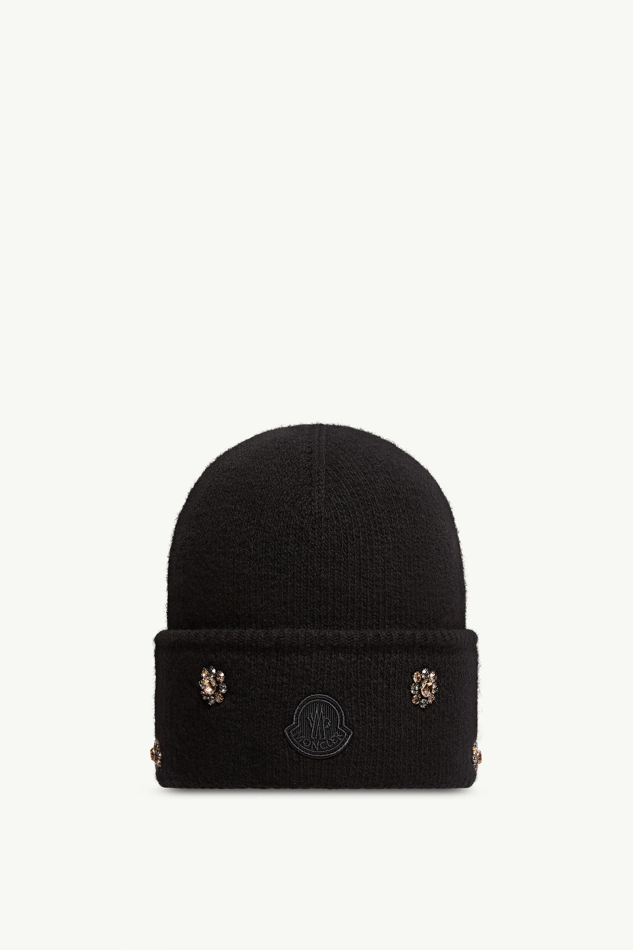 羊毛羊絨提花冷帽 女士 黑色 Moncler 0