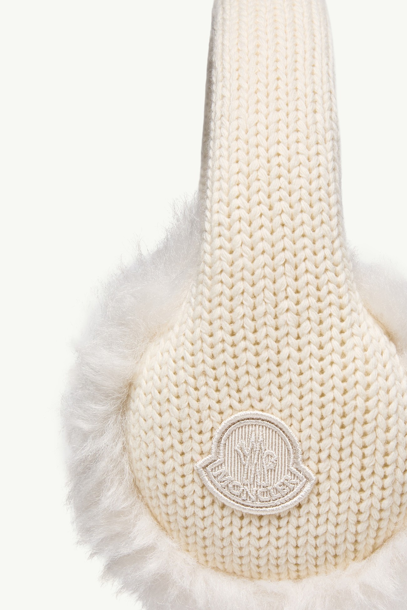 Orejeras de lana Mujer Blanco Marfil Moncler 2