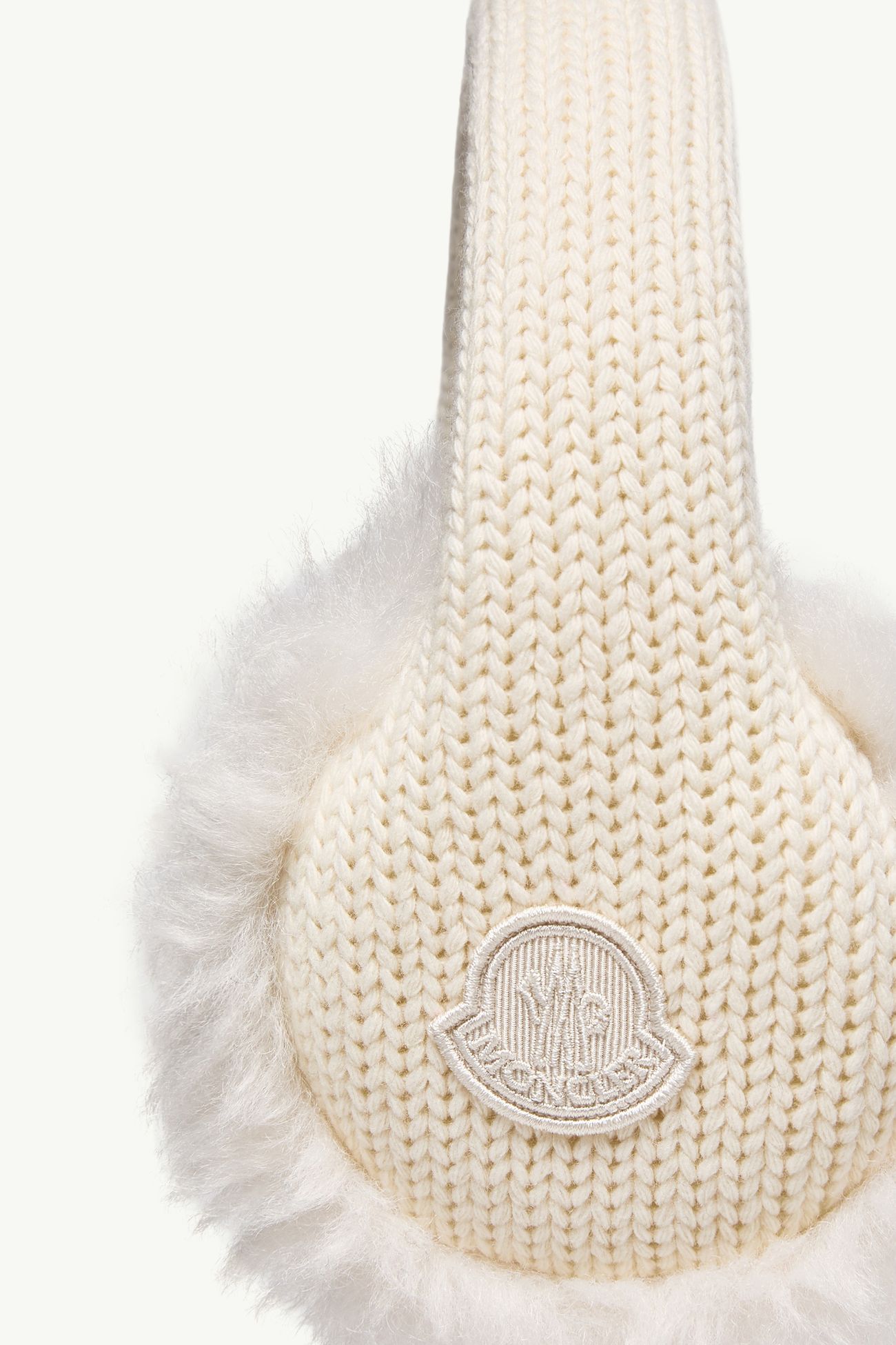 羊毛耳罩 女士 象牙白色 Moncler 2