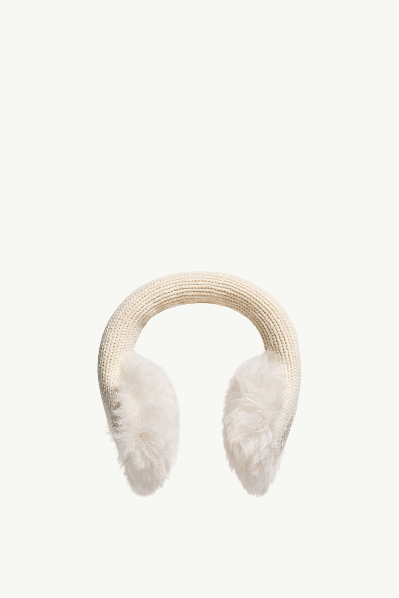 Orejeras de lana Mujer Blanco Marfil Moncler 0