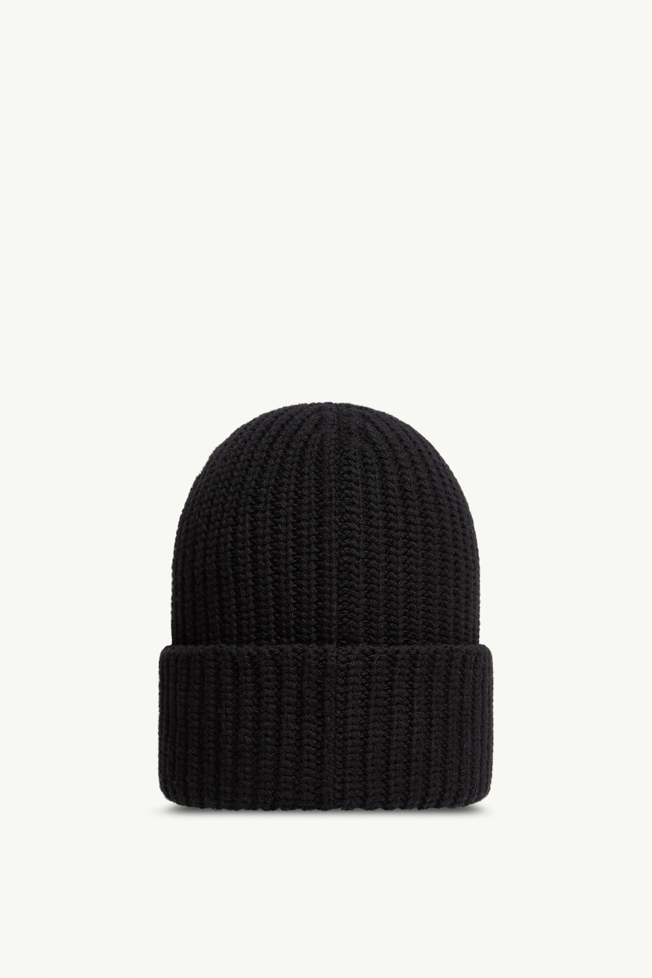 Bonnet en laine et cachemire mélangés Femmes Noir Moncler 3