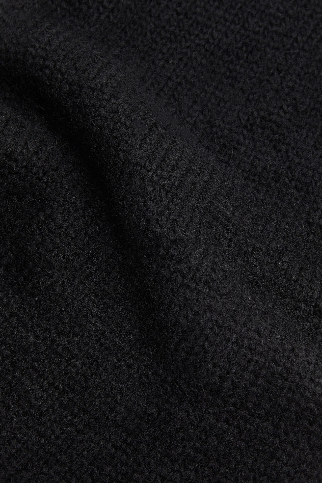 Alpaca Blend Knit Scarf Women Black Moncler 3