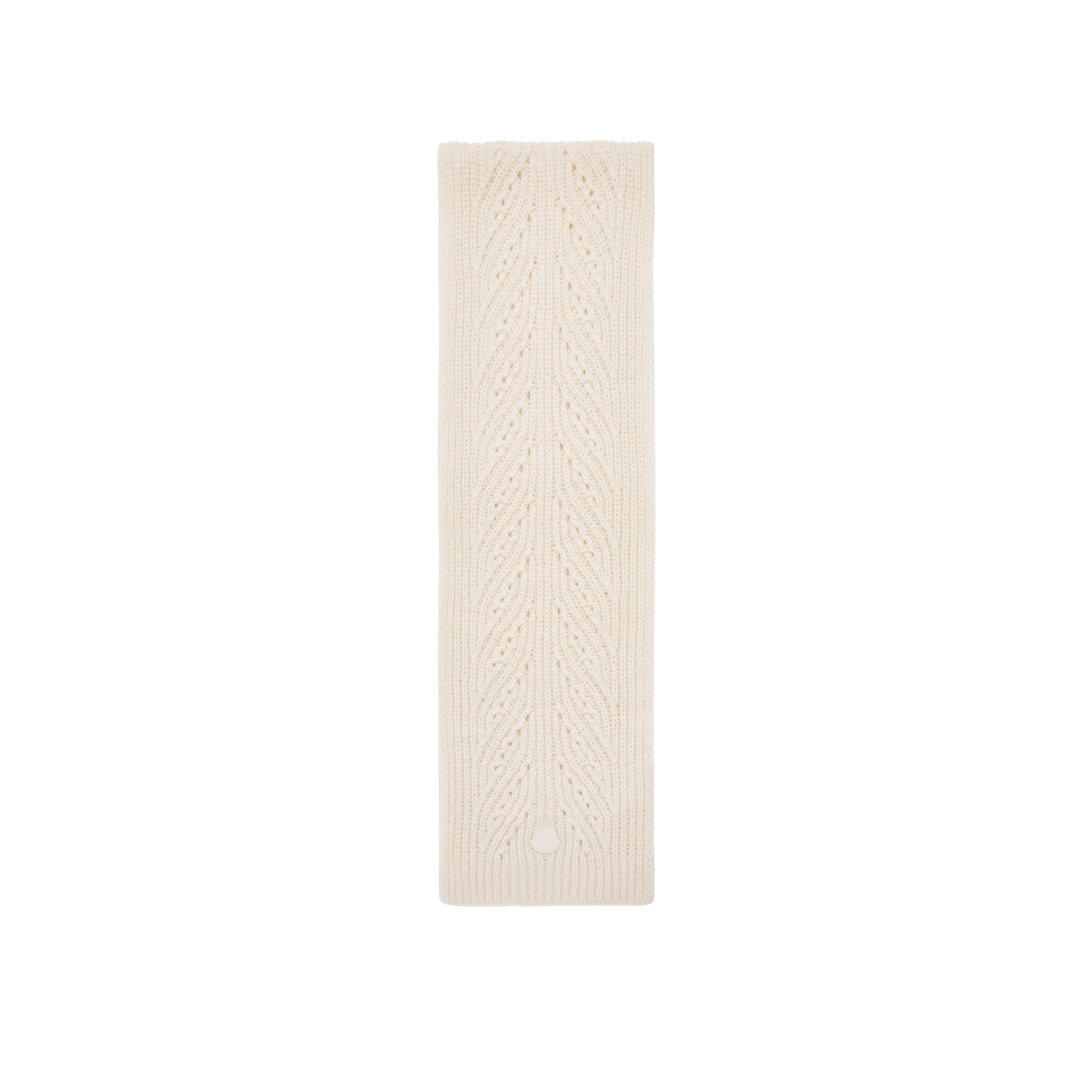 Moncler   Wool Blend Scarf for Women in White - Image 1