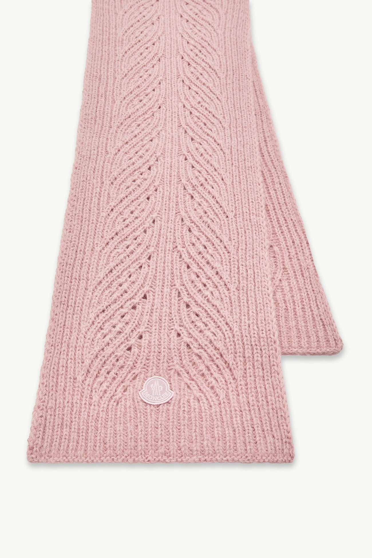 Wool Blend Scarf Women Pink Moncler 2