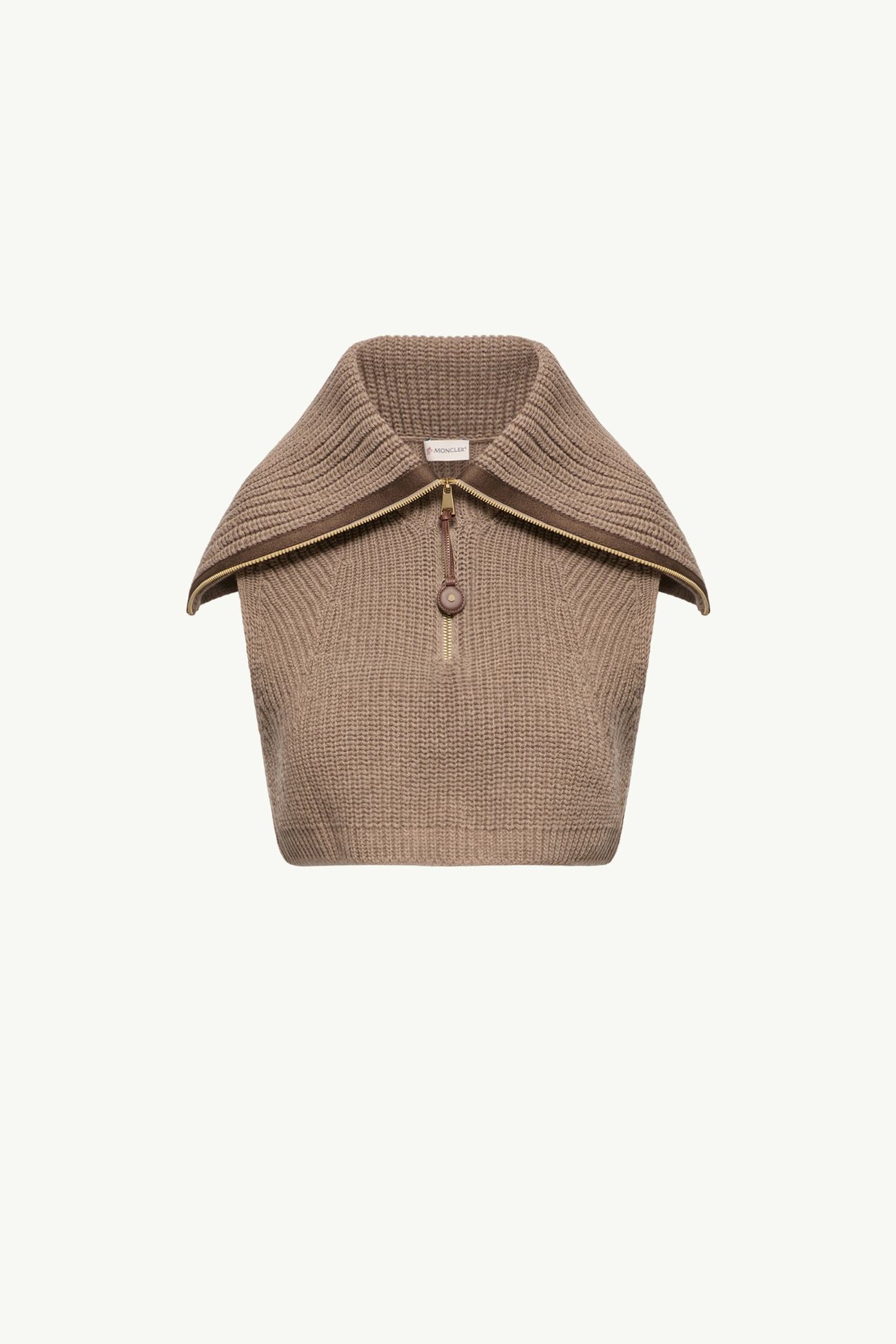 Peto de lana y cachemira Mujer Marrón Grisáceo Moncler 2