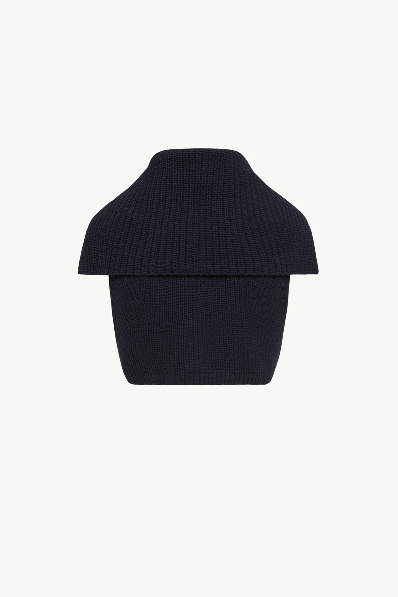 Wool & Cashmere Zip-Up Bib Women Dark Blue Moncler 3