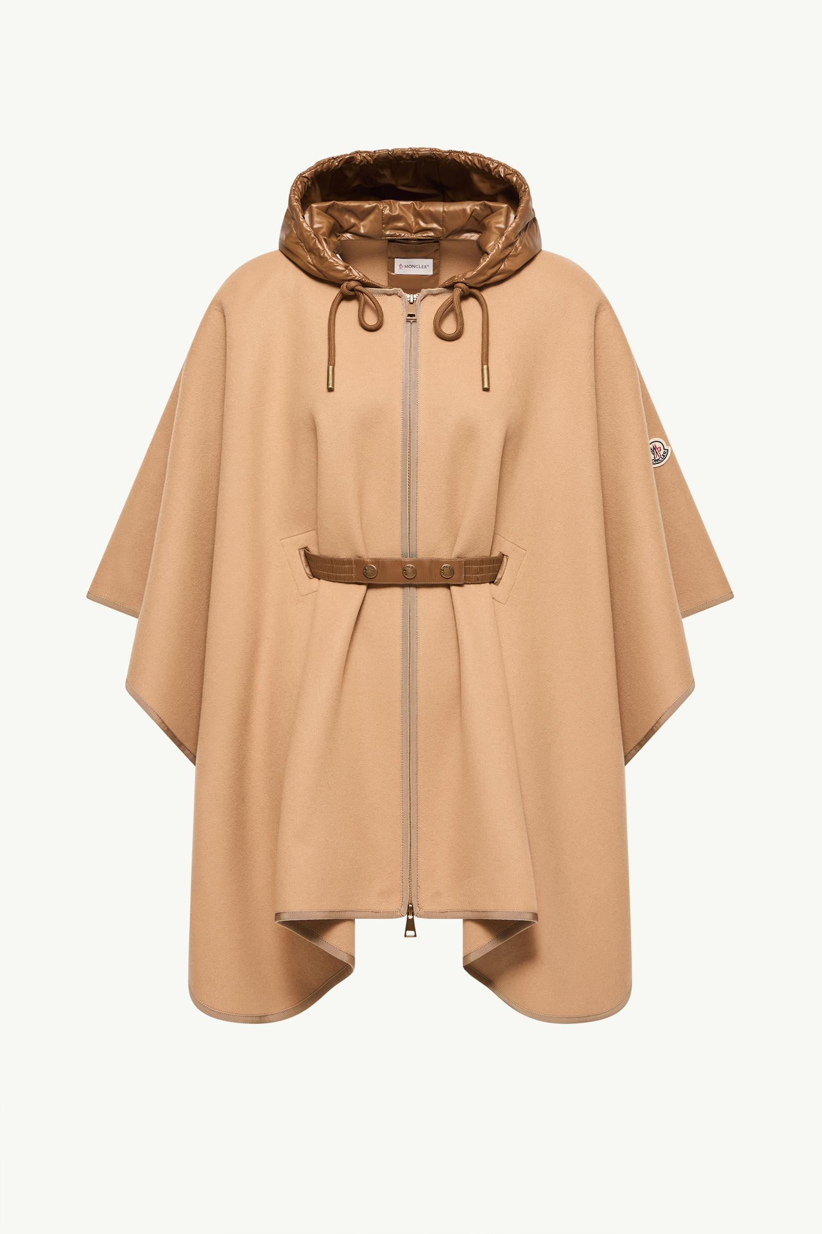 MONCLER ポンチョ ケープ ピンク フード付き モンクレール ケープ ポンチョ カテゴリー 【公式通販】