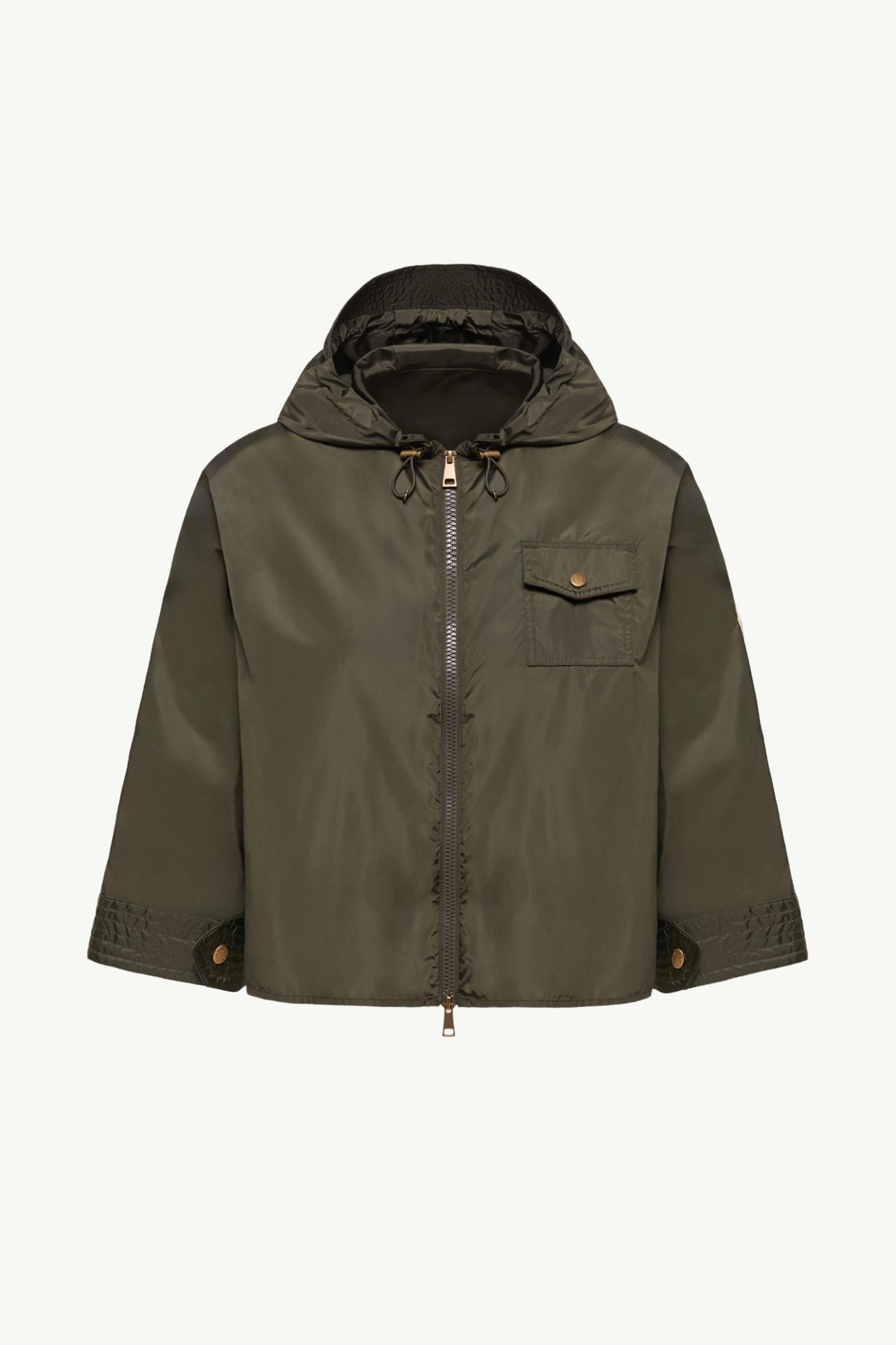 Hooded Cape Women Olive Green Moncler, 1 of 0