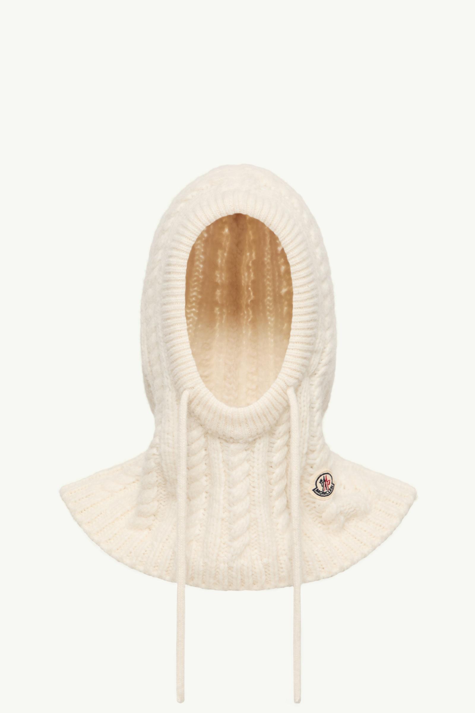 Cable Knit Alpaca Blend Balaclava Women White Moncler, 1 of 0