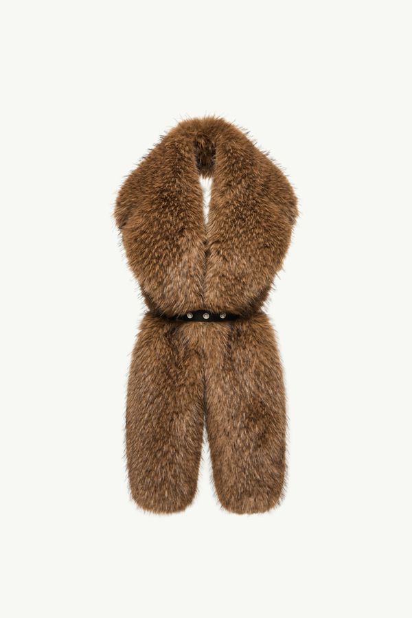 Strukturierte Latzhose Damen Braun Moncler 0